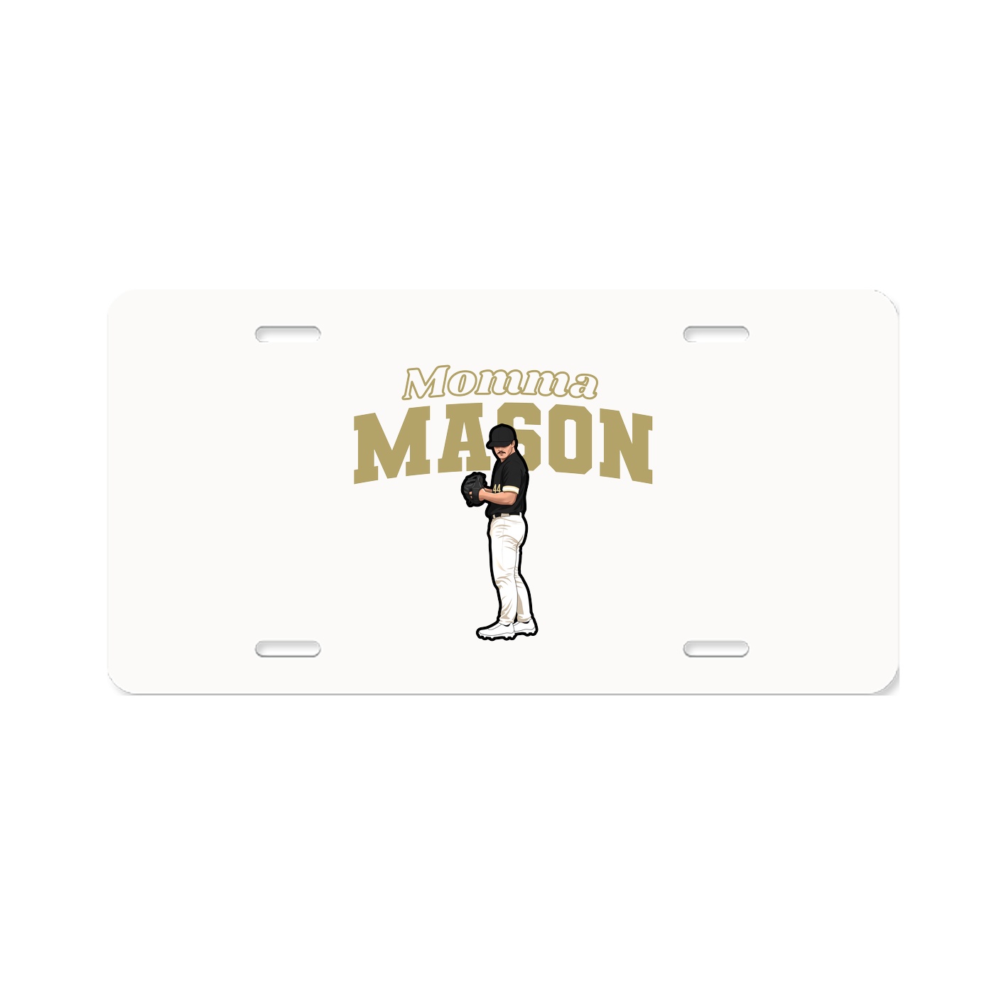 License Plate — Mothers Day Block in Classic