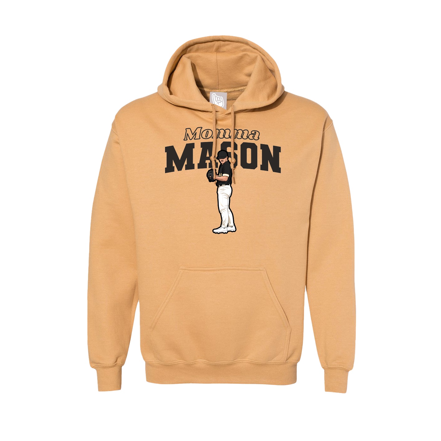 Hoodie — Mothers Day Block in Vegas Gold