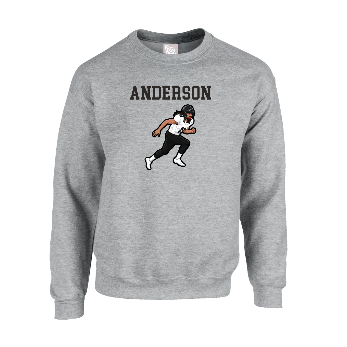 Fleece Crew — Shirsey in Grey