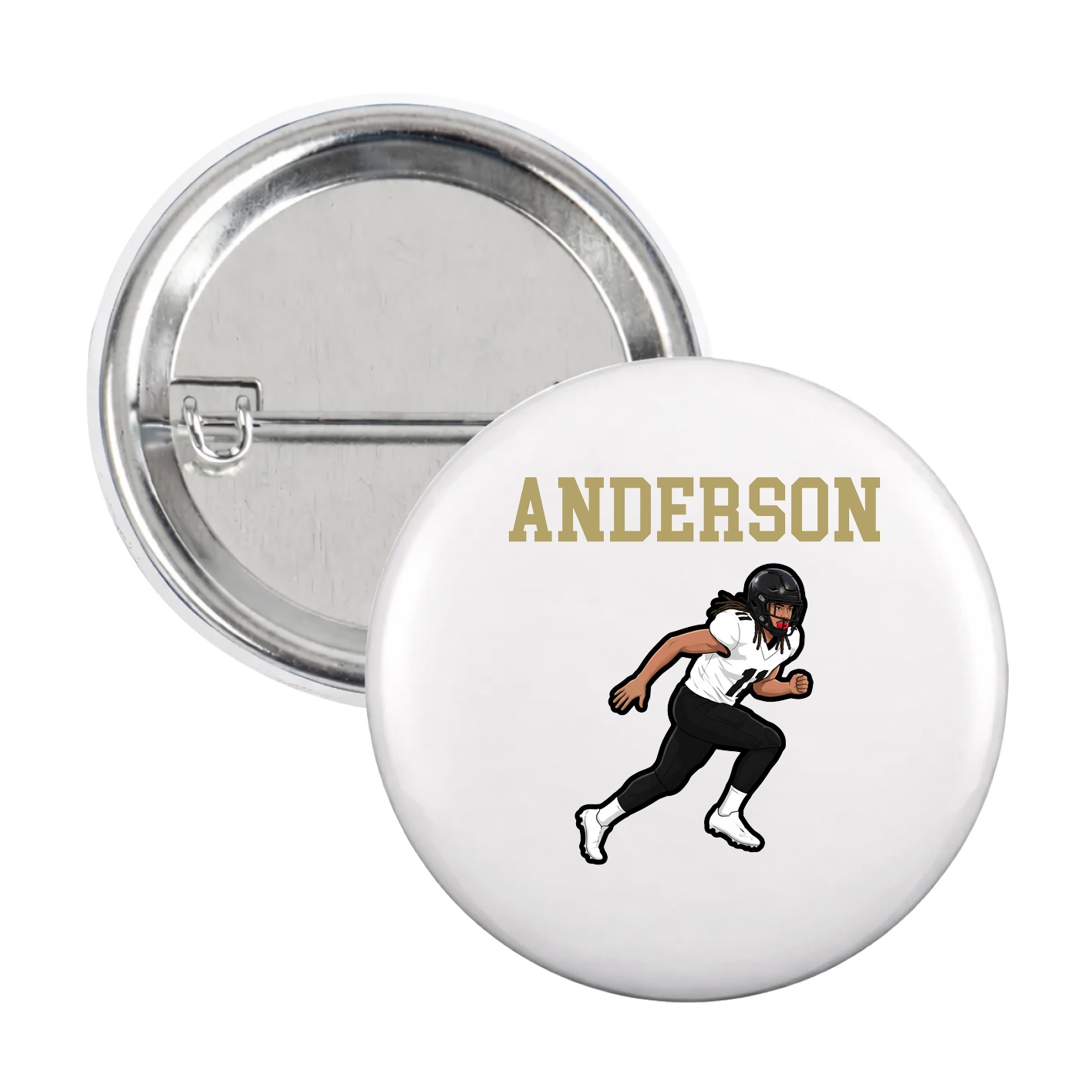 Game Day Button — Shirsey in White