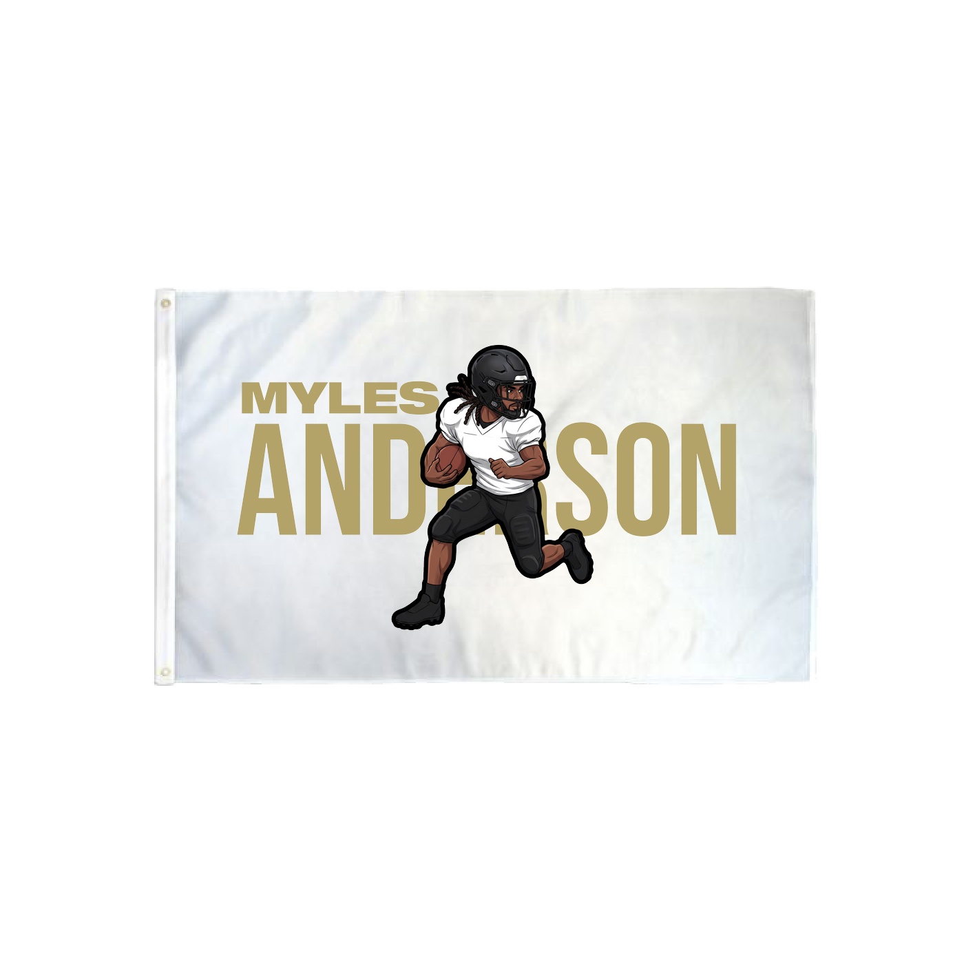3x5 Flag — Player Name in Classic