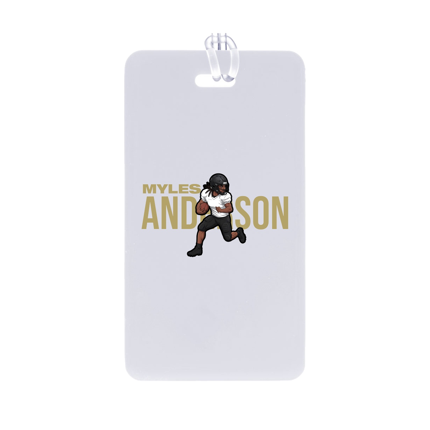 Bag Tag — Player Name in Classic