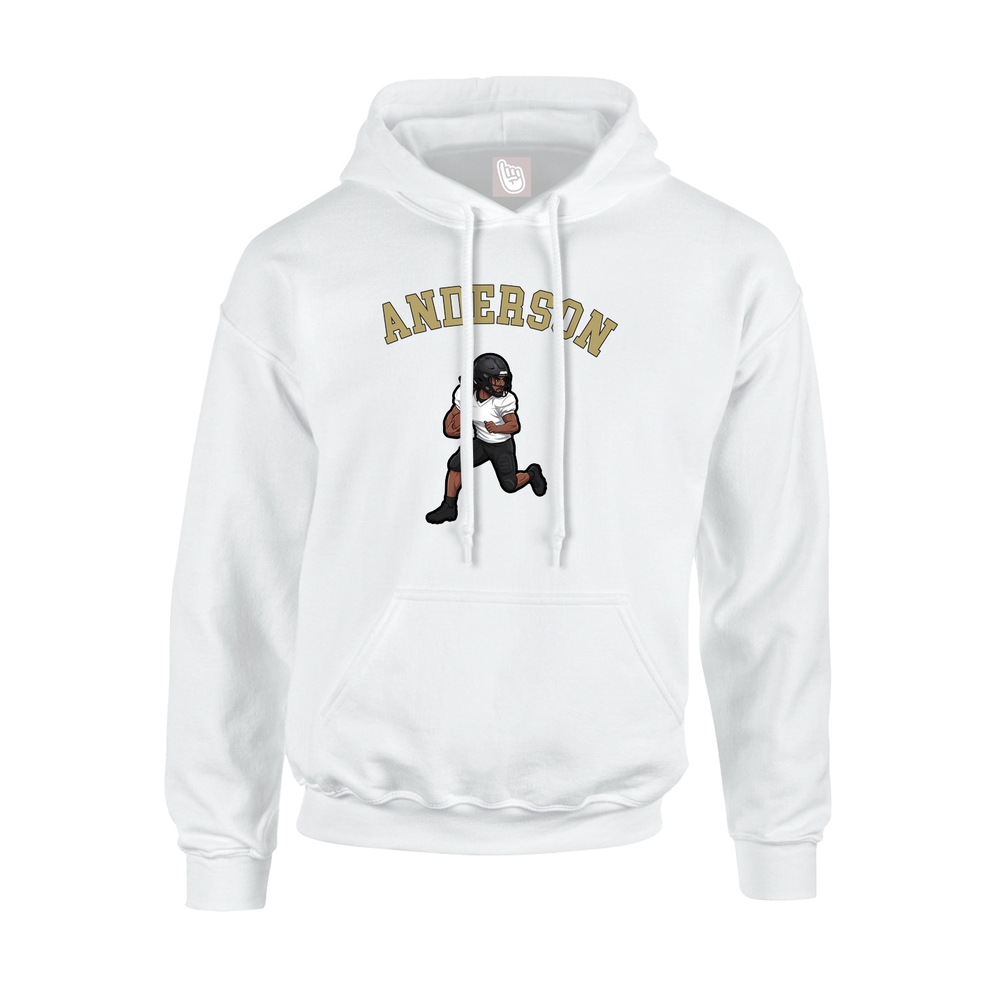 Youth Hoodie — Shirsey Arch in White