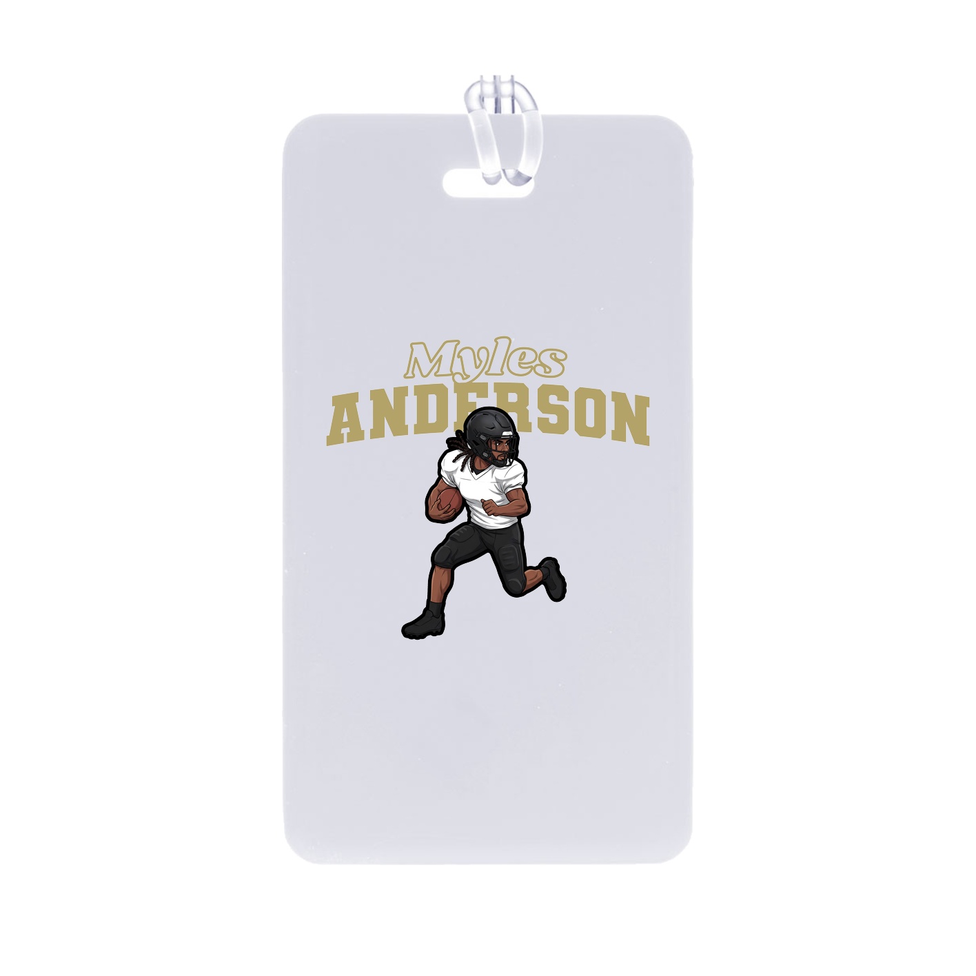 Bag Tag — Name Arch in Classic