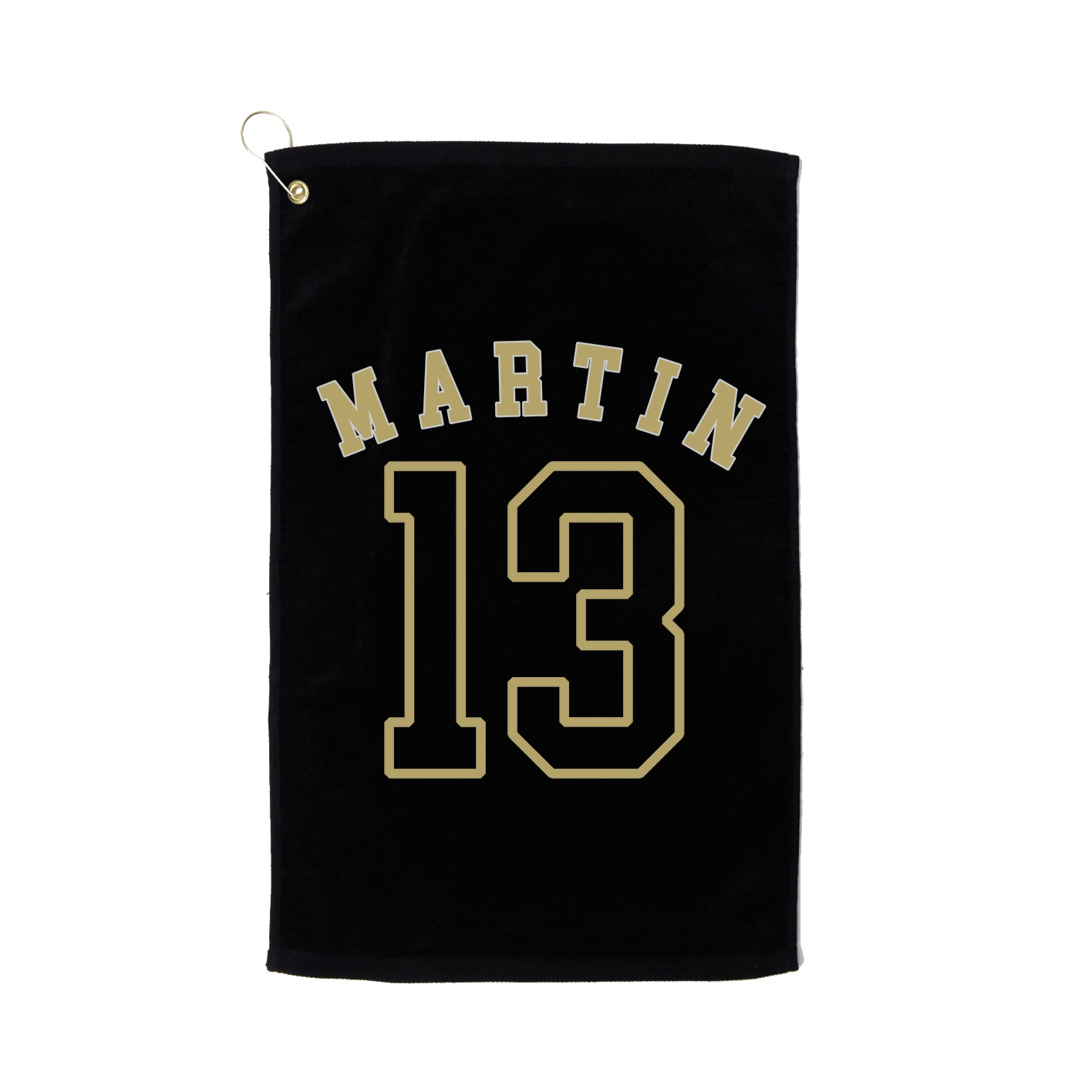 Golf Towel — Shirsey Arch in Black