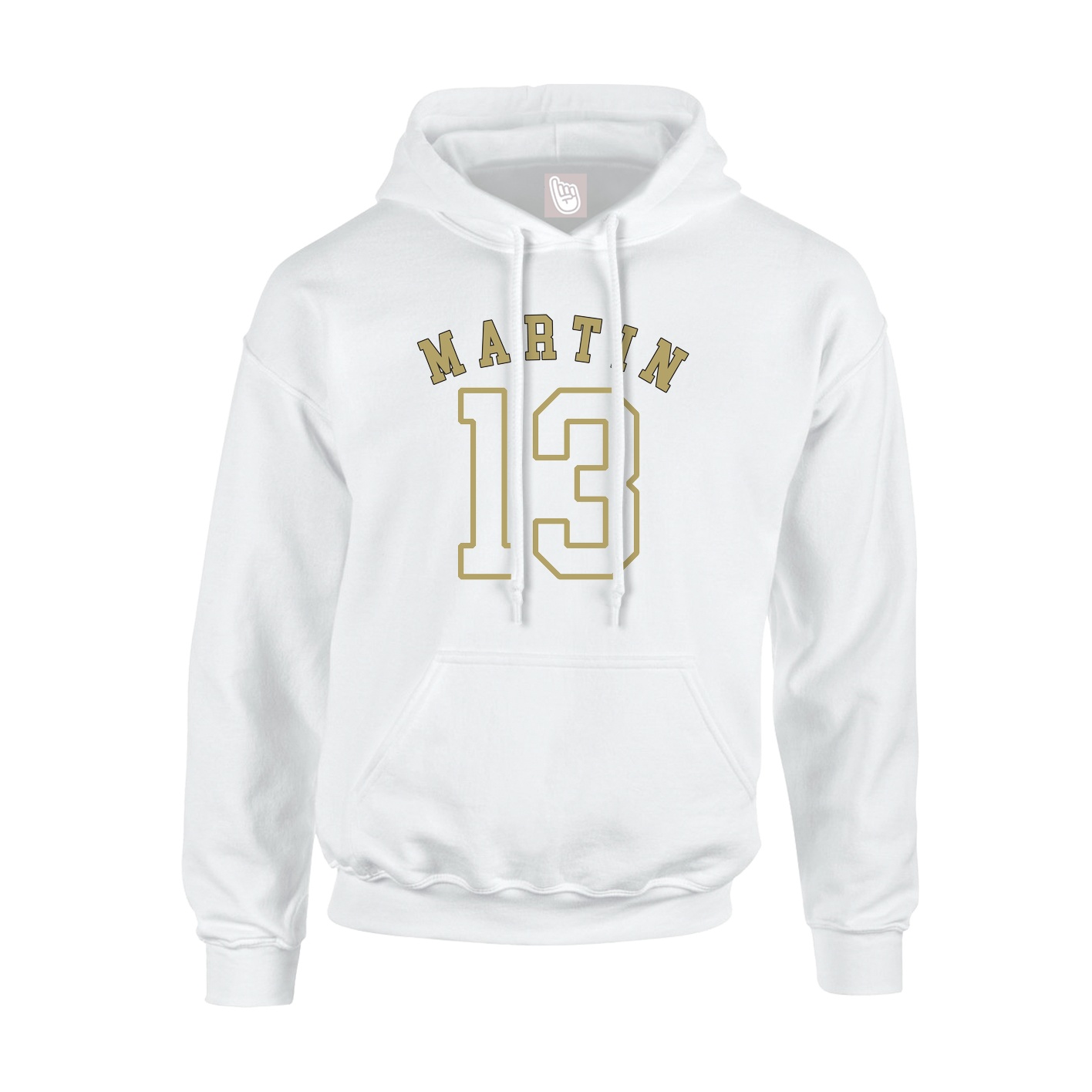 Youth Hoodie — Shirsey Arch in White