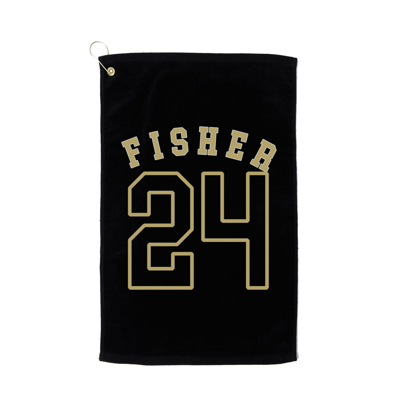 Golf Towel — Shirsey Arch in Black