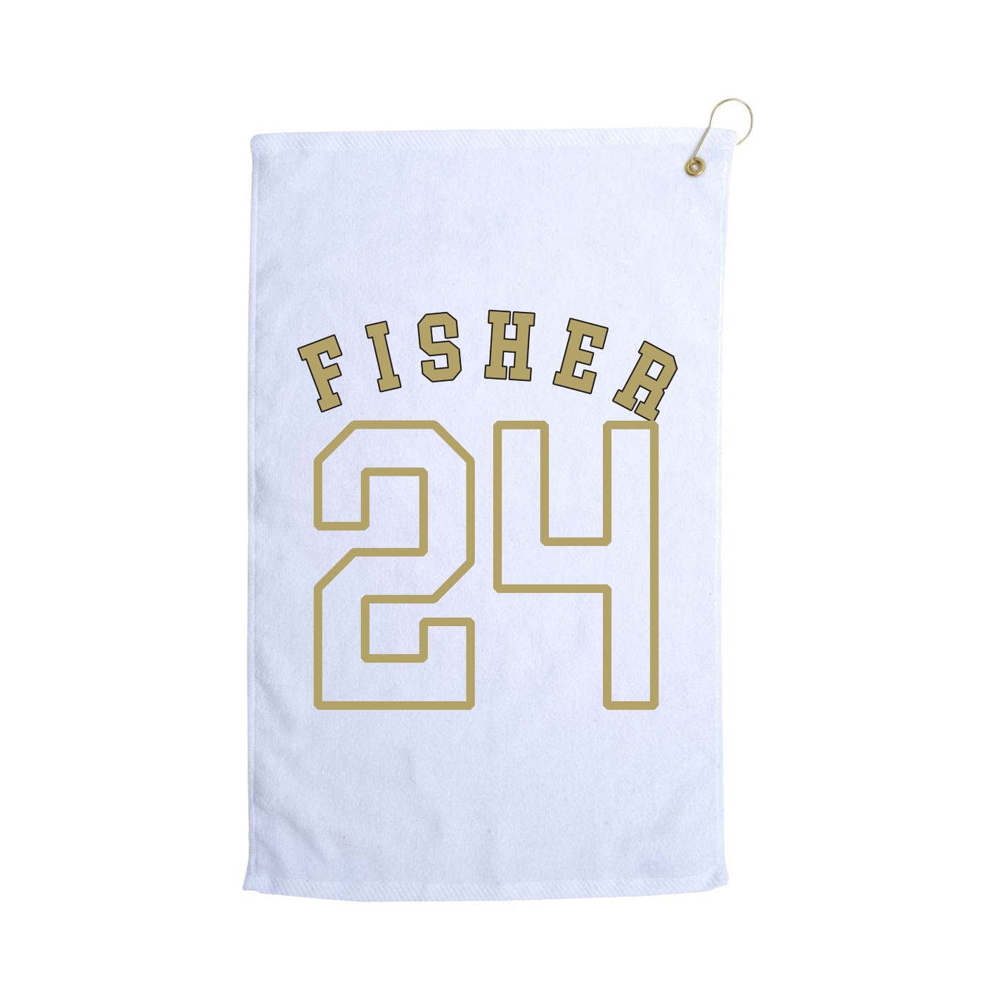 Golf Towel — Shirsey Arch in White