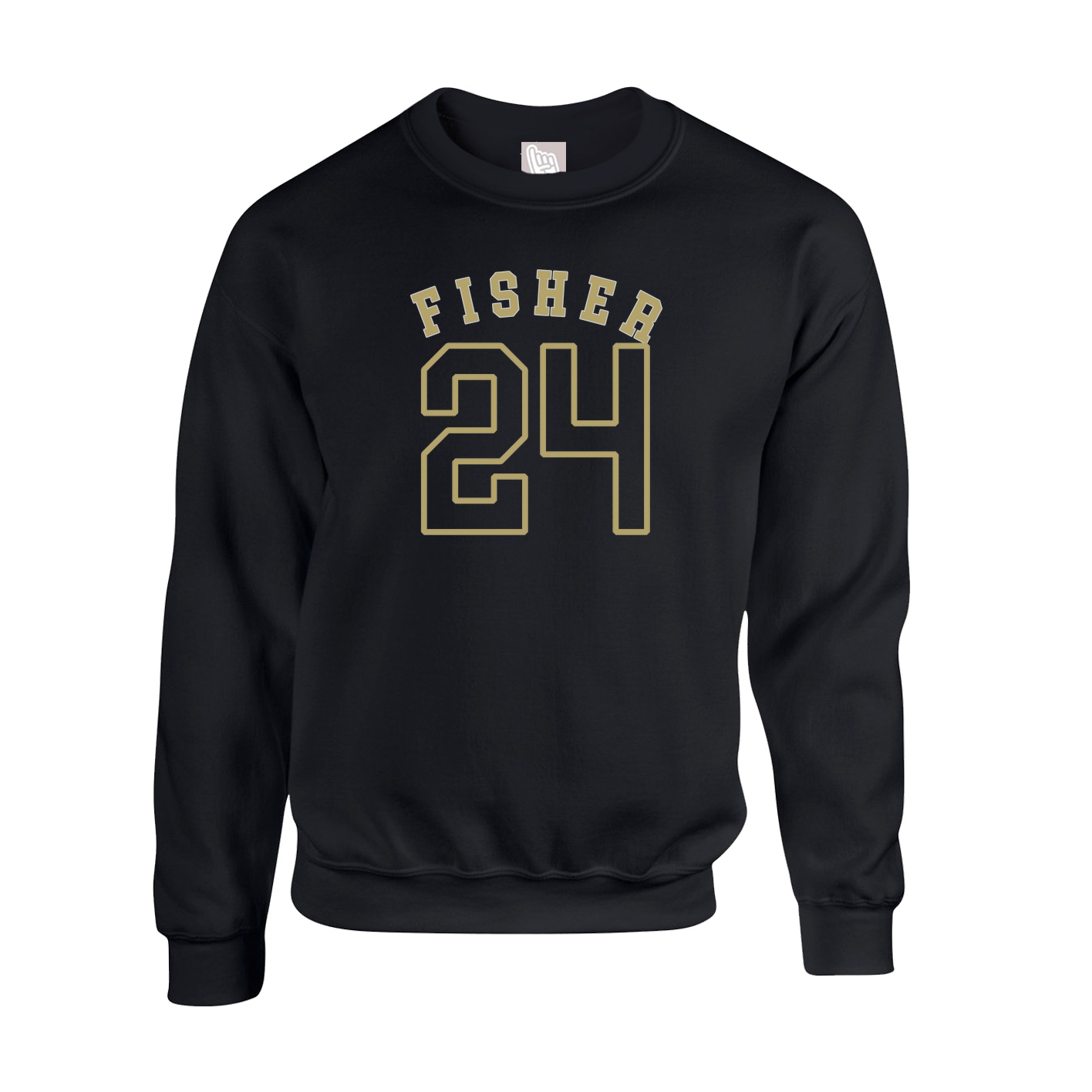 Fleece Crew — Shirsey Arch in Black
