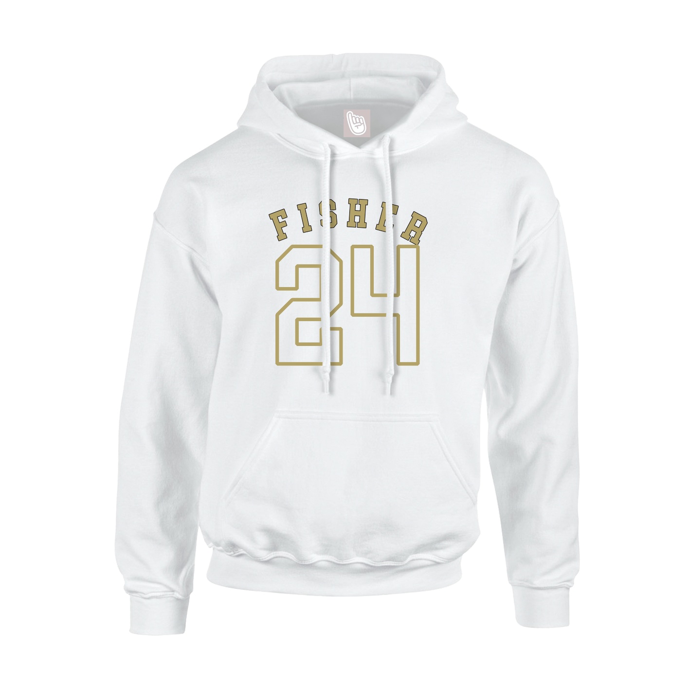 Youth Hoodie — Shirsey Arch in White