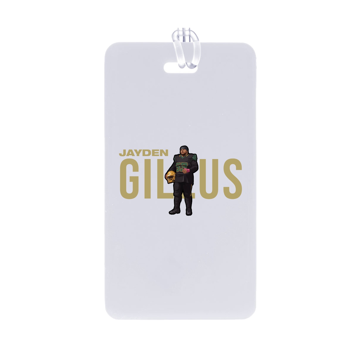Bag Tag — Player Name in Classic
