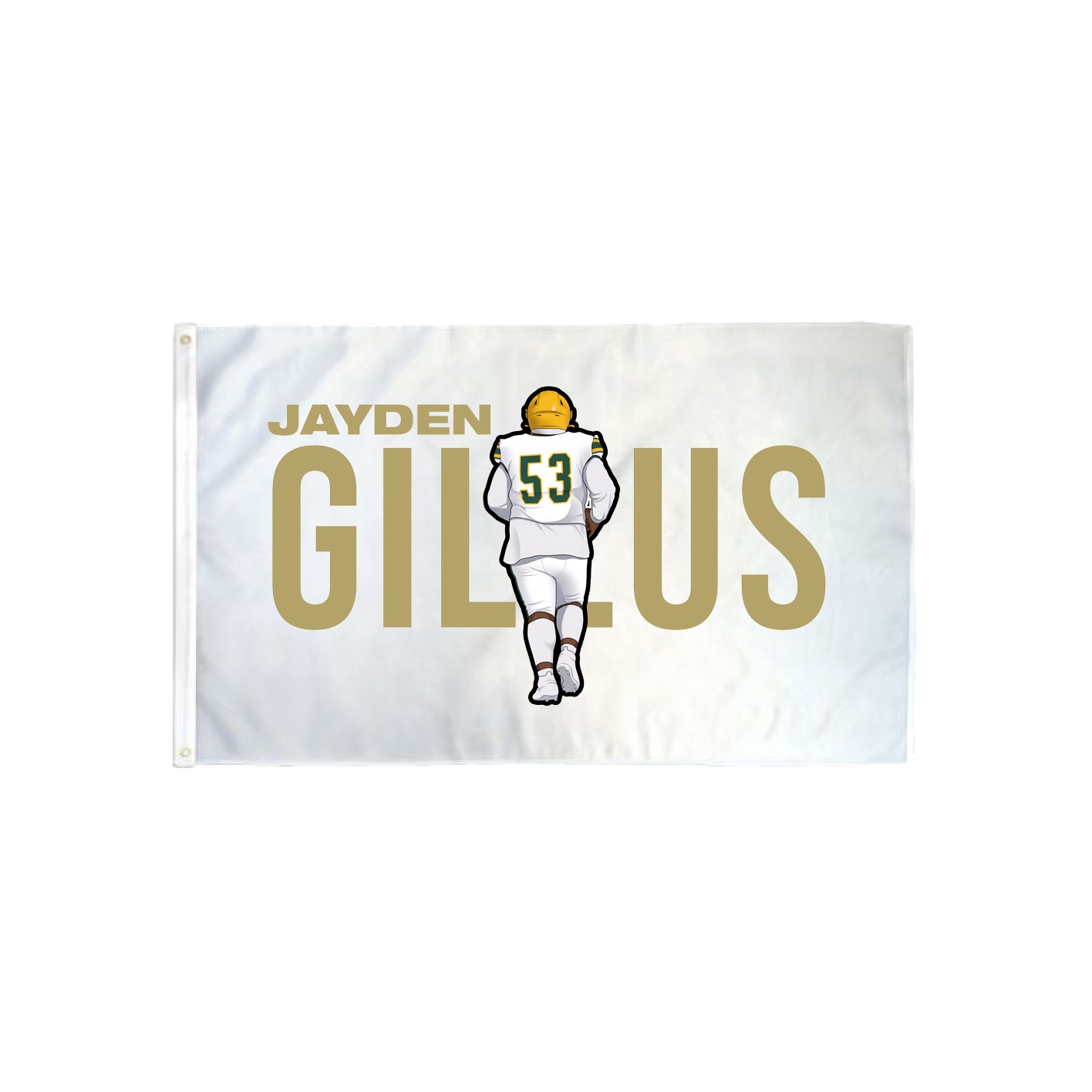 3x5 Flag — Player Name in Classic