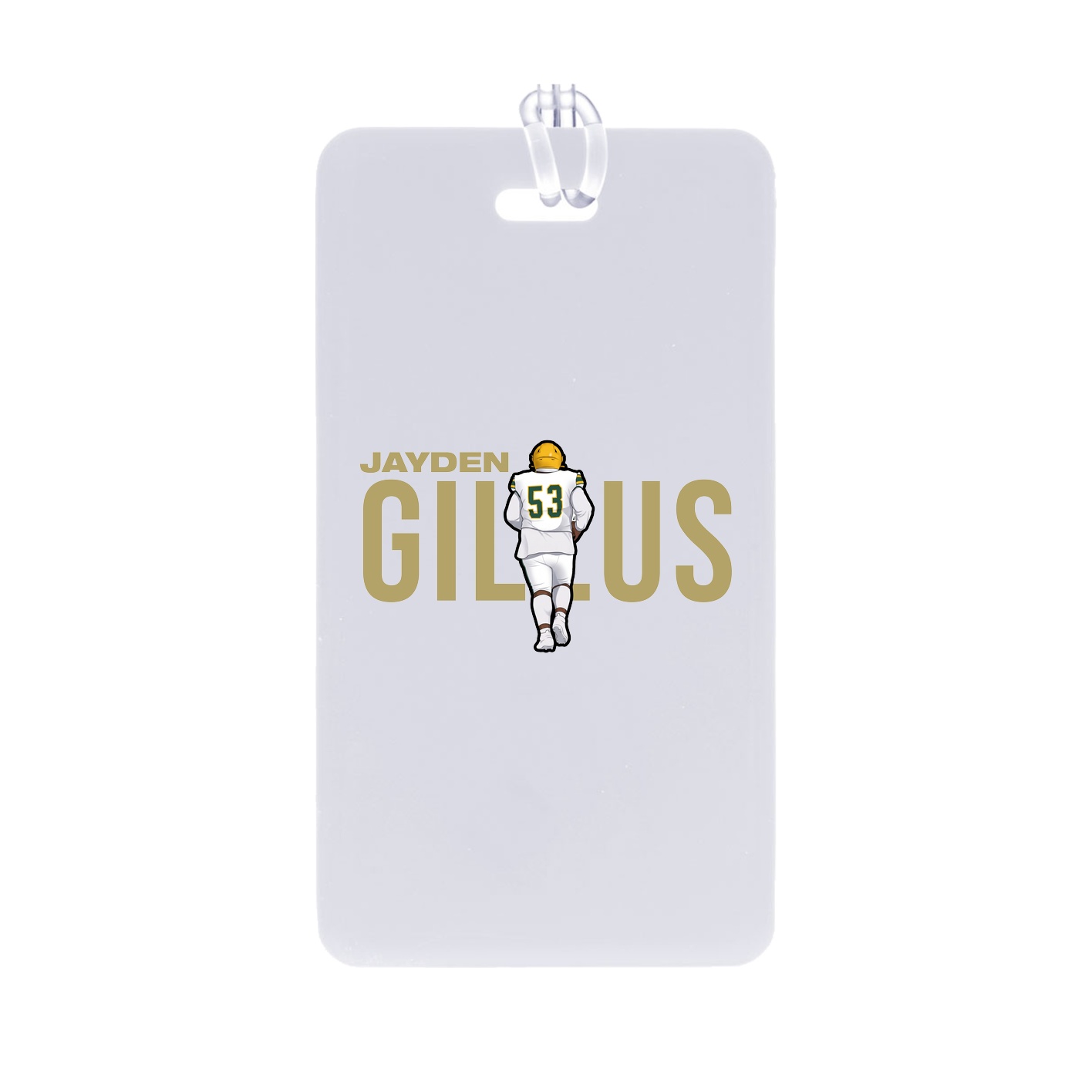 Bag Tag — Player Name in Classic