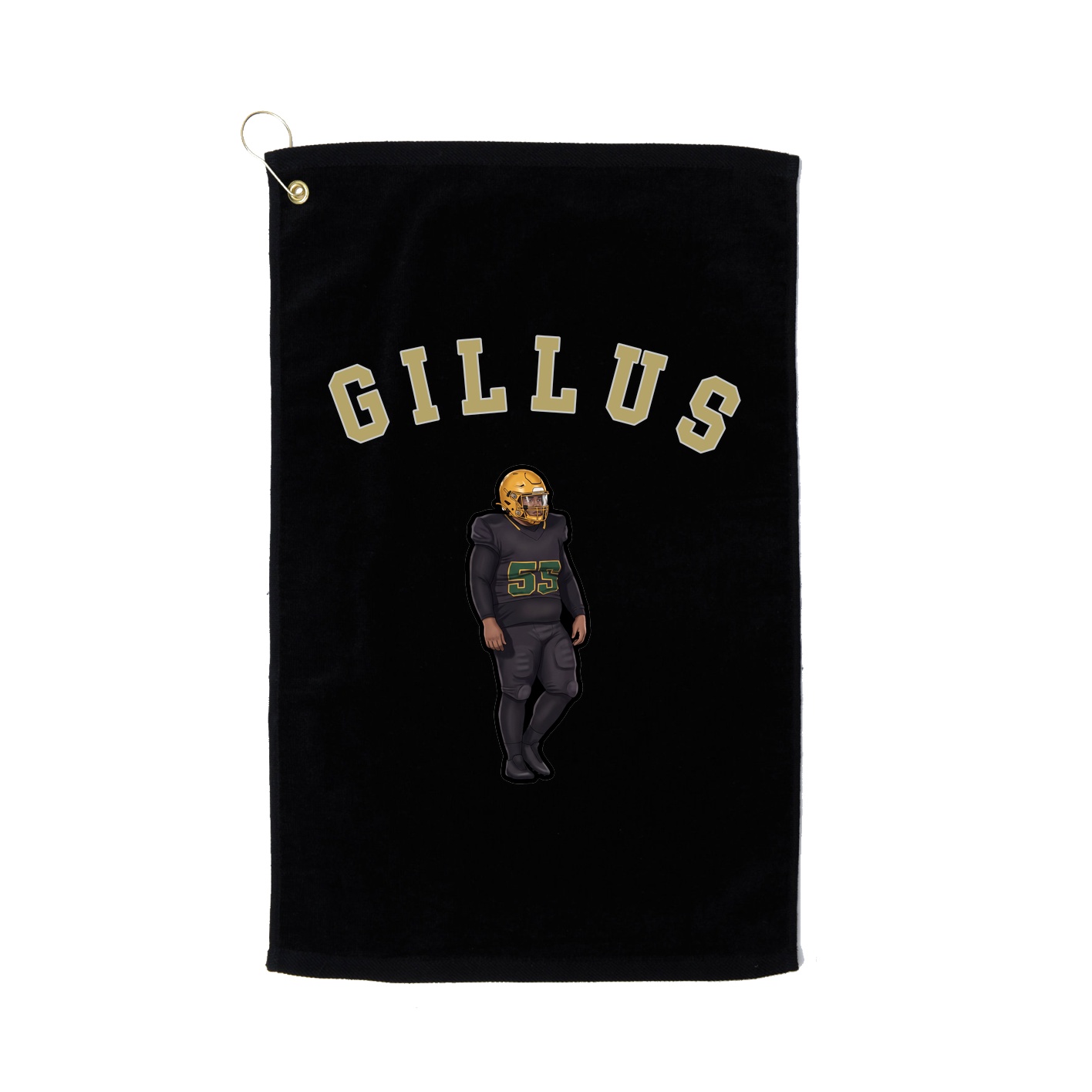 Golf Towel — Shirsey Arch in Black