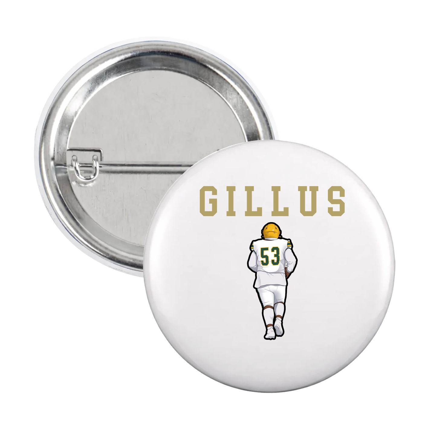 Game Day Button — Shirsey in White