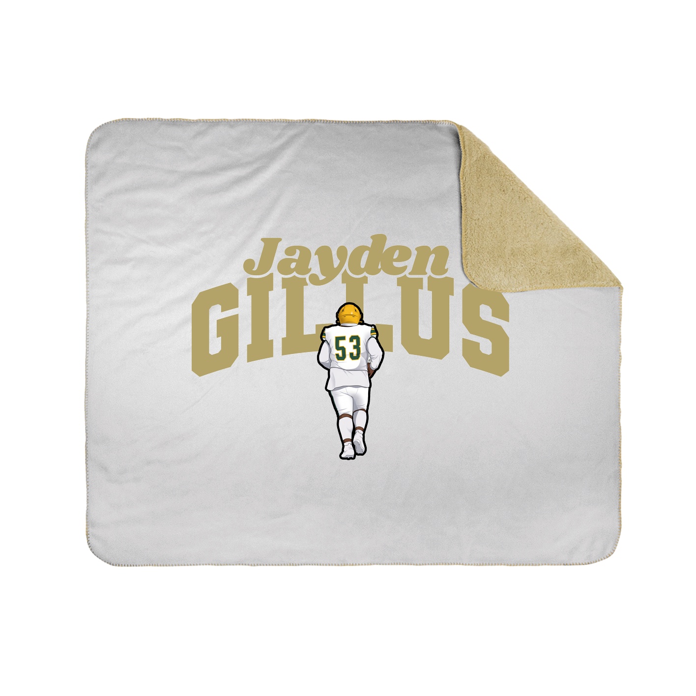 Throw Blanket — Signature Arch in White
