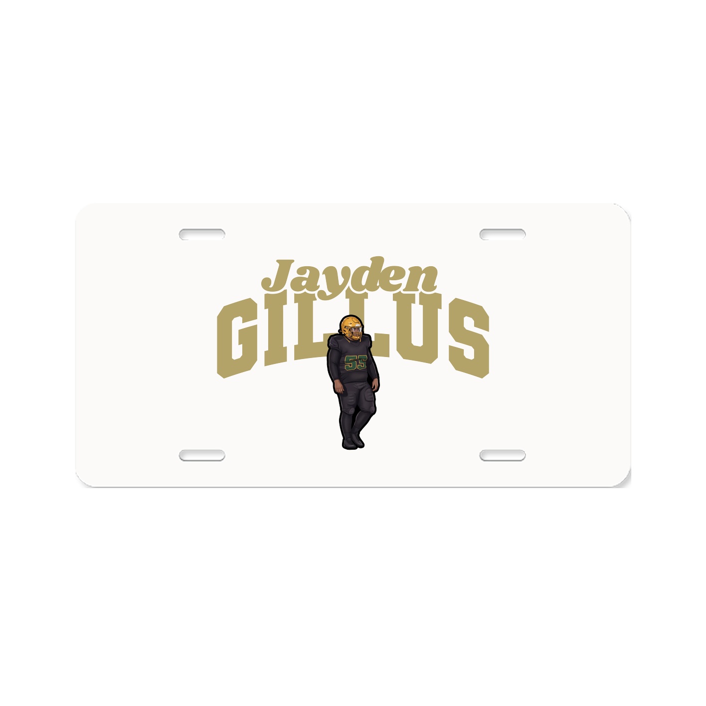 License Plate — Signature Arch in Classic