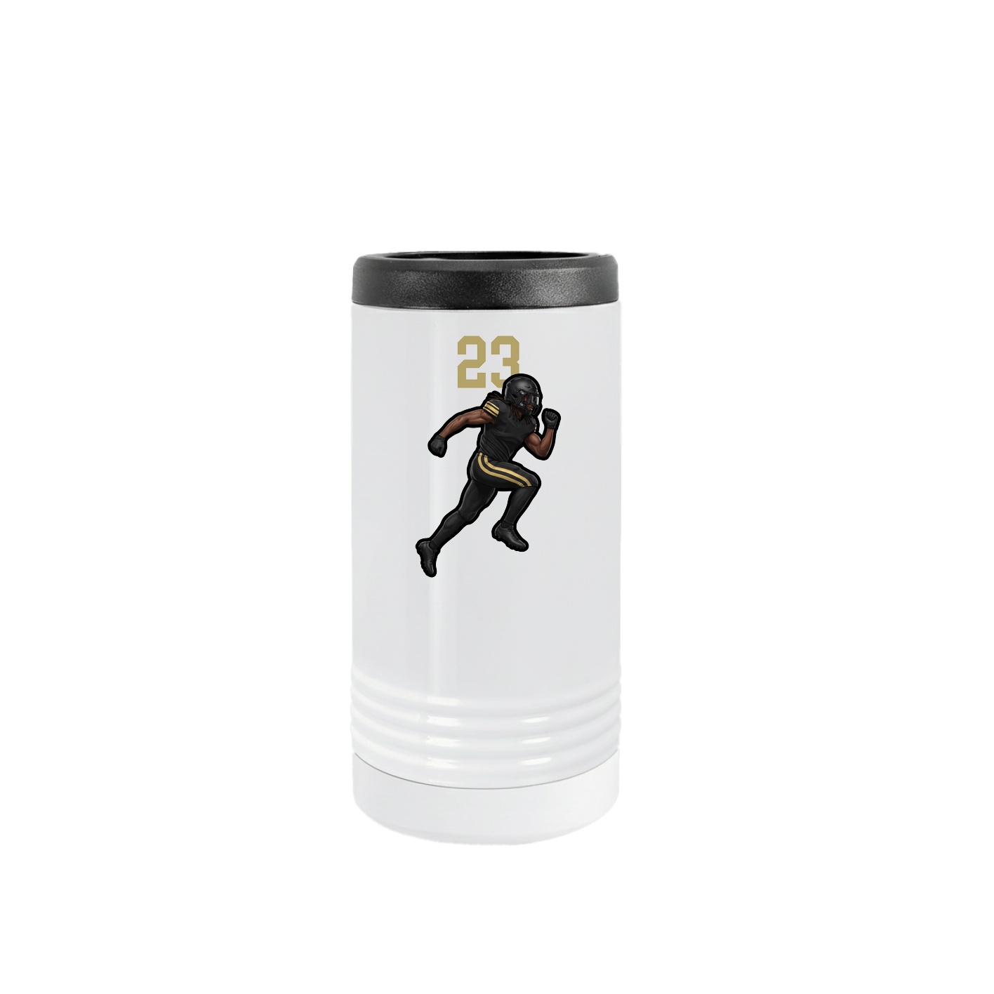 Slim Beverage Holder — Number Top in White