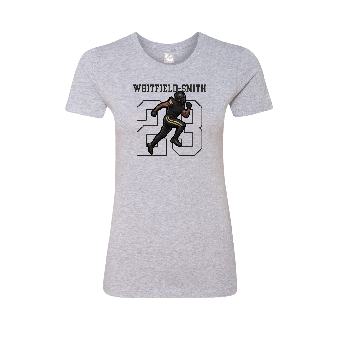 Fitted Women's Tee — Shirsey in Grey