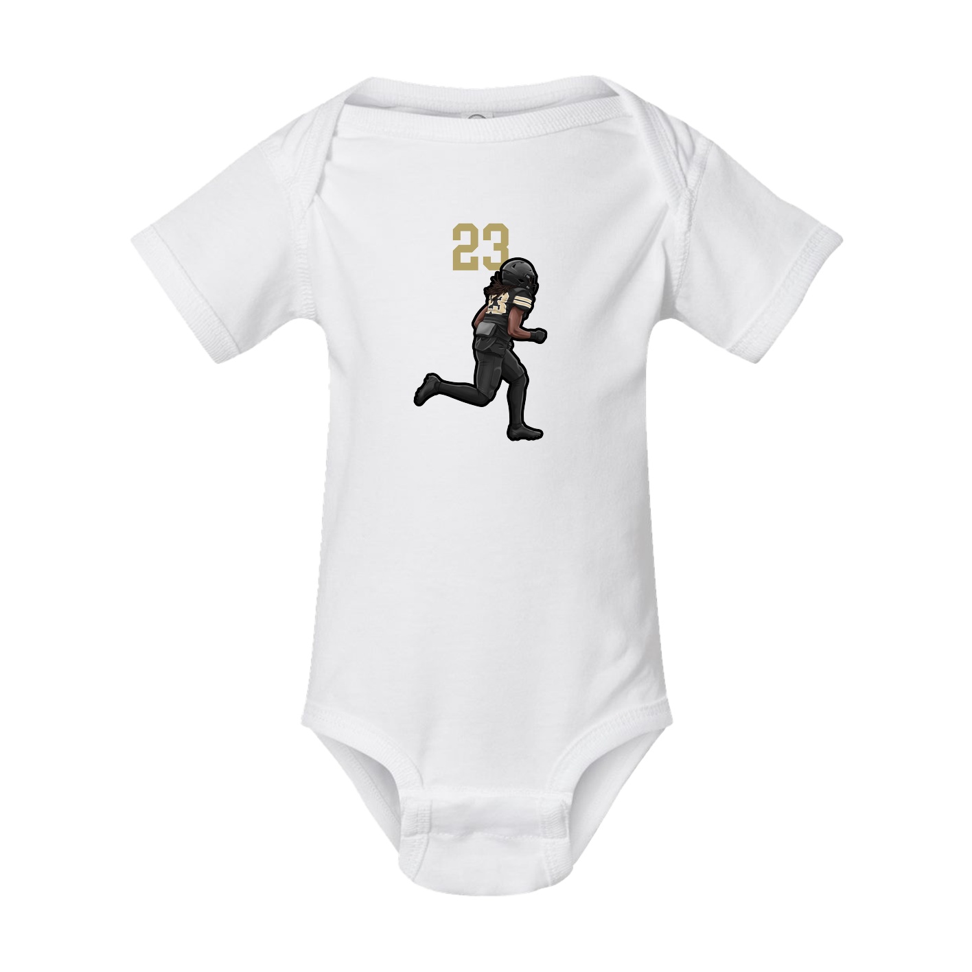 Baby Onesie — Number Top in White