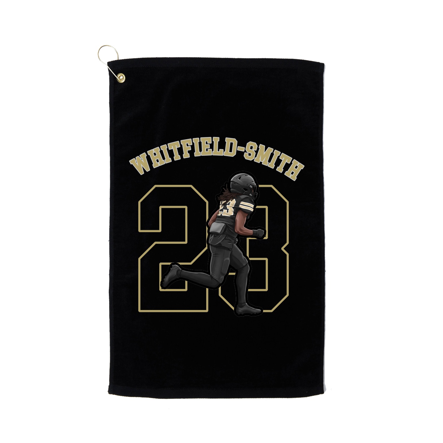 Golf Towel — Shirsey Arch in Black