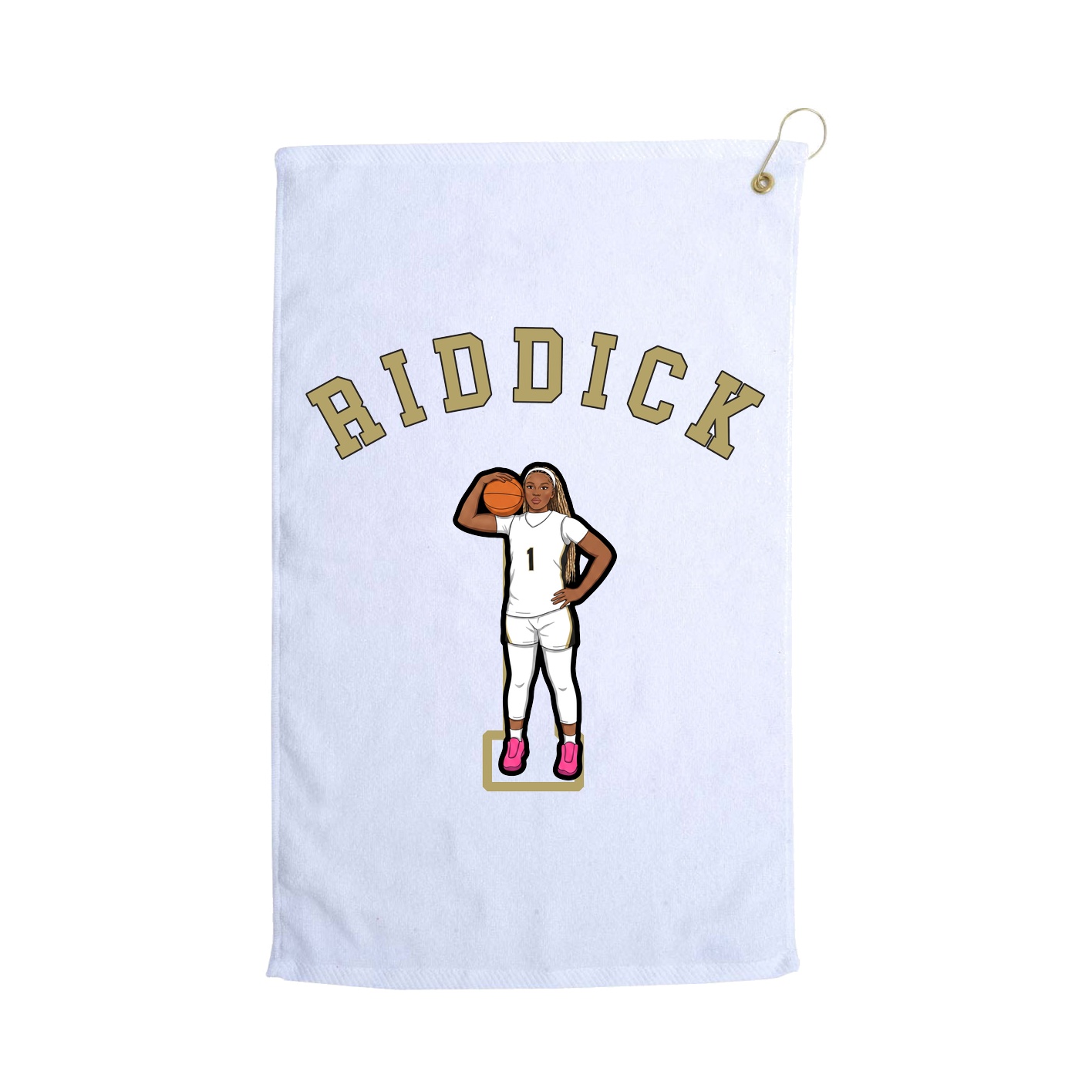 Golf Towel — Shirsey Arch in White