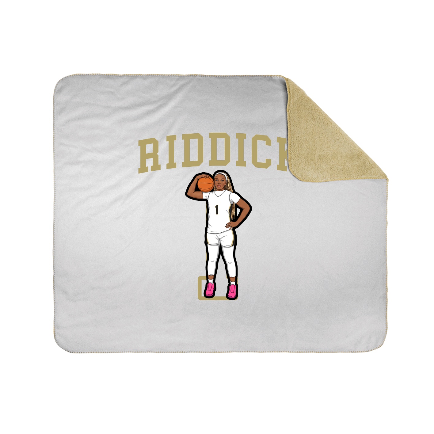 Throw Blanket — Shirsey in White