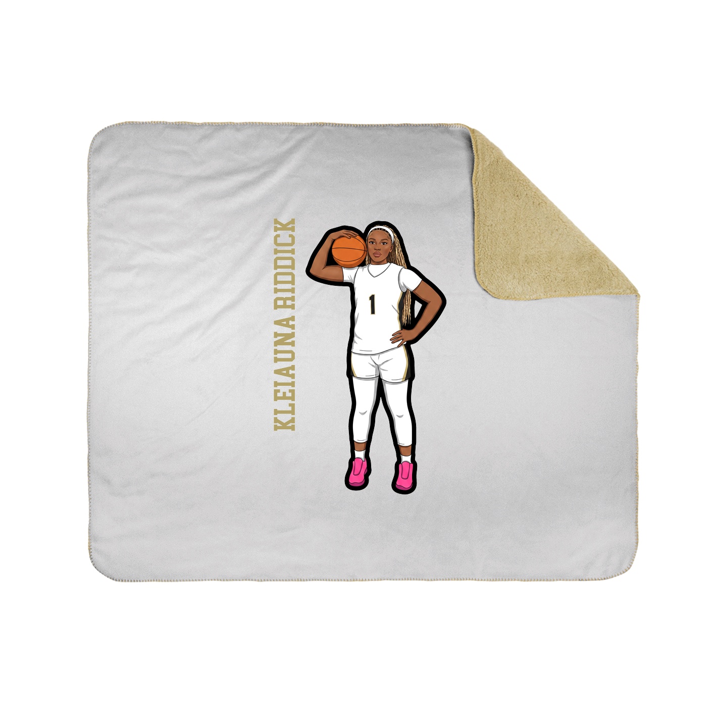 50x60 Sherpa Lined Throw Blanket