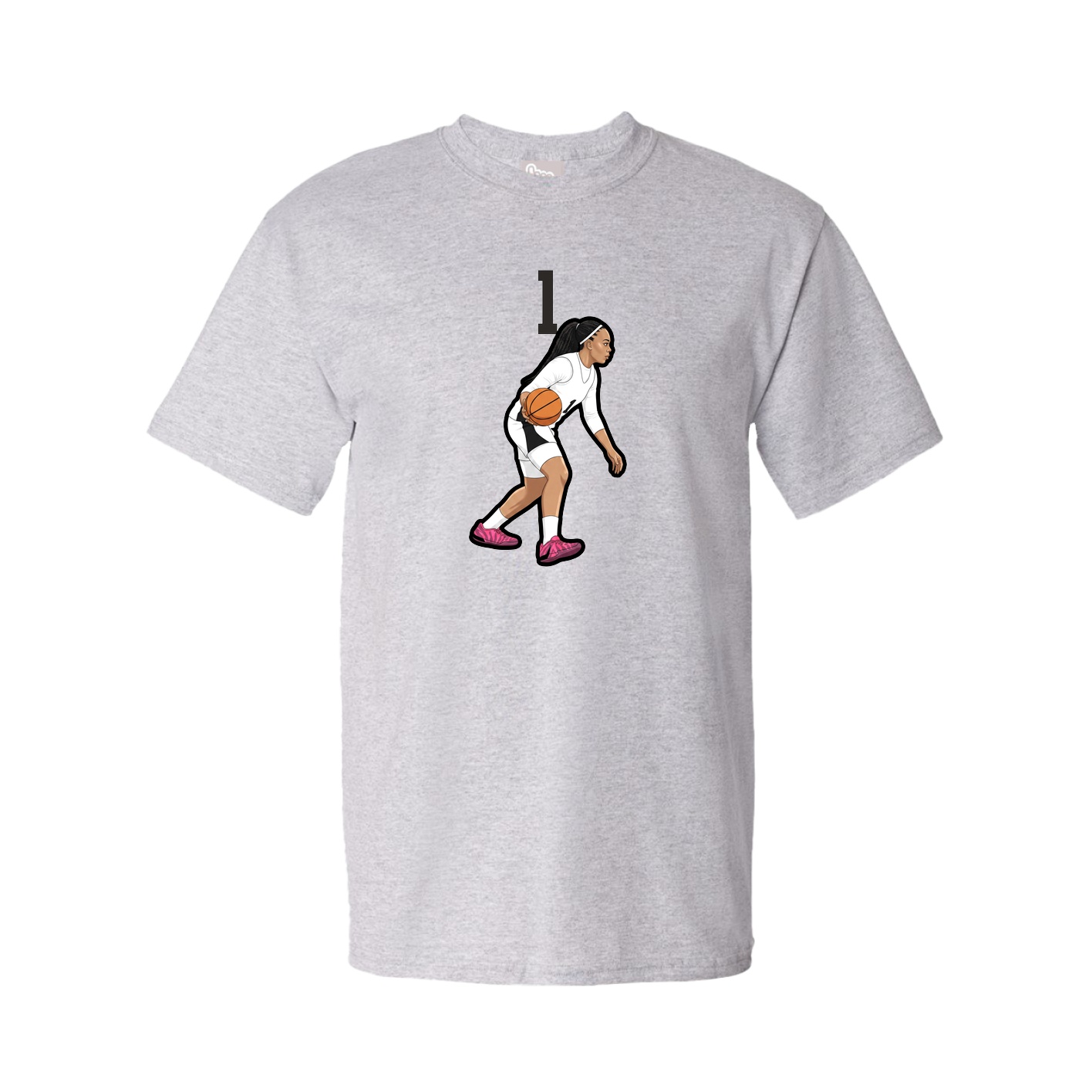 Tee — Number Top in Grey