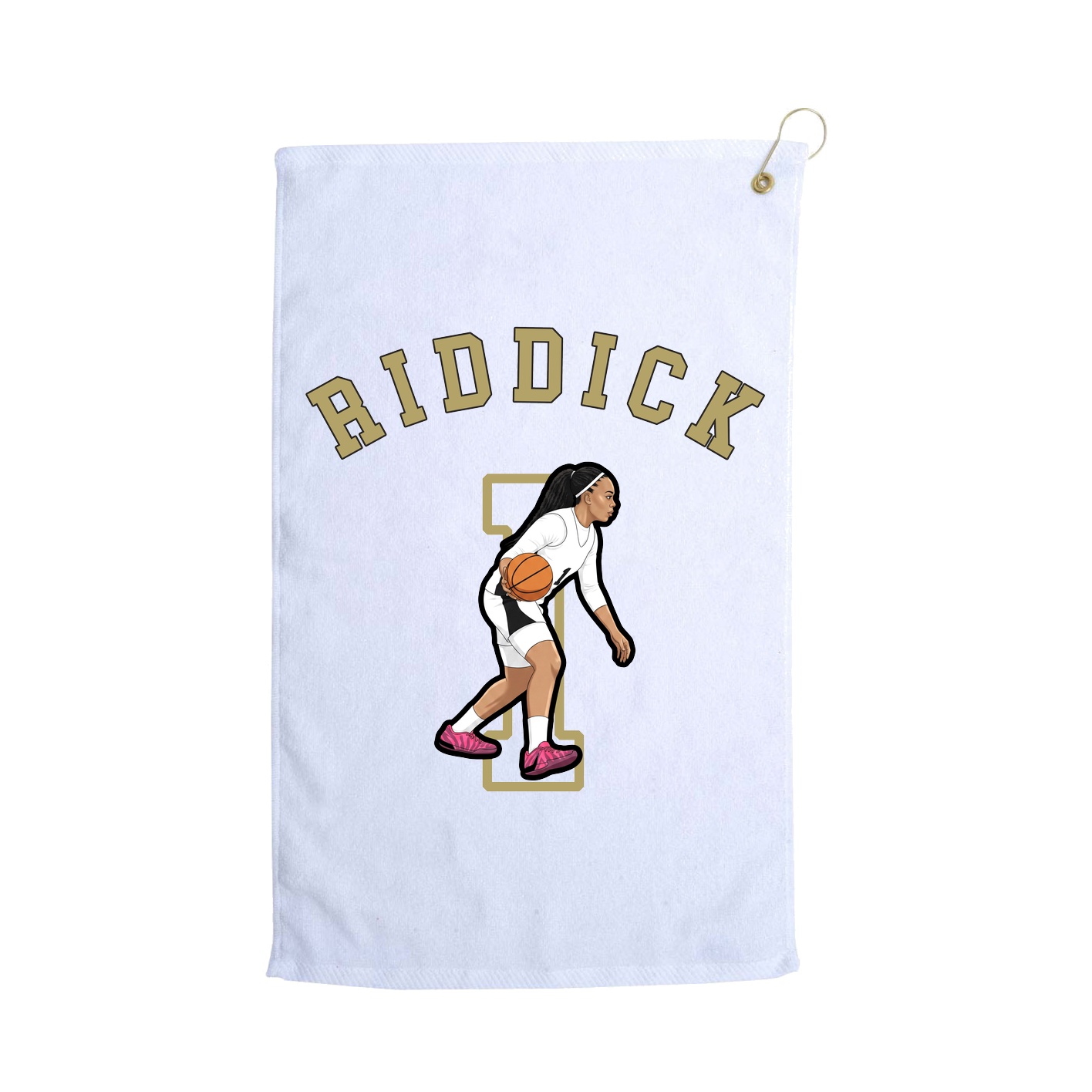 Golf Towel — Shirsey Arch in White