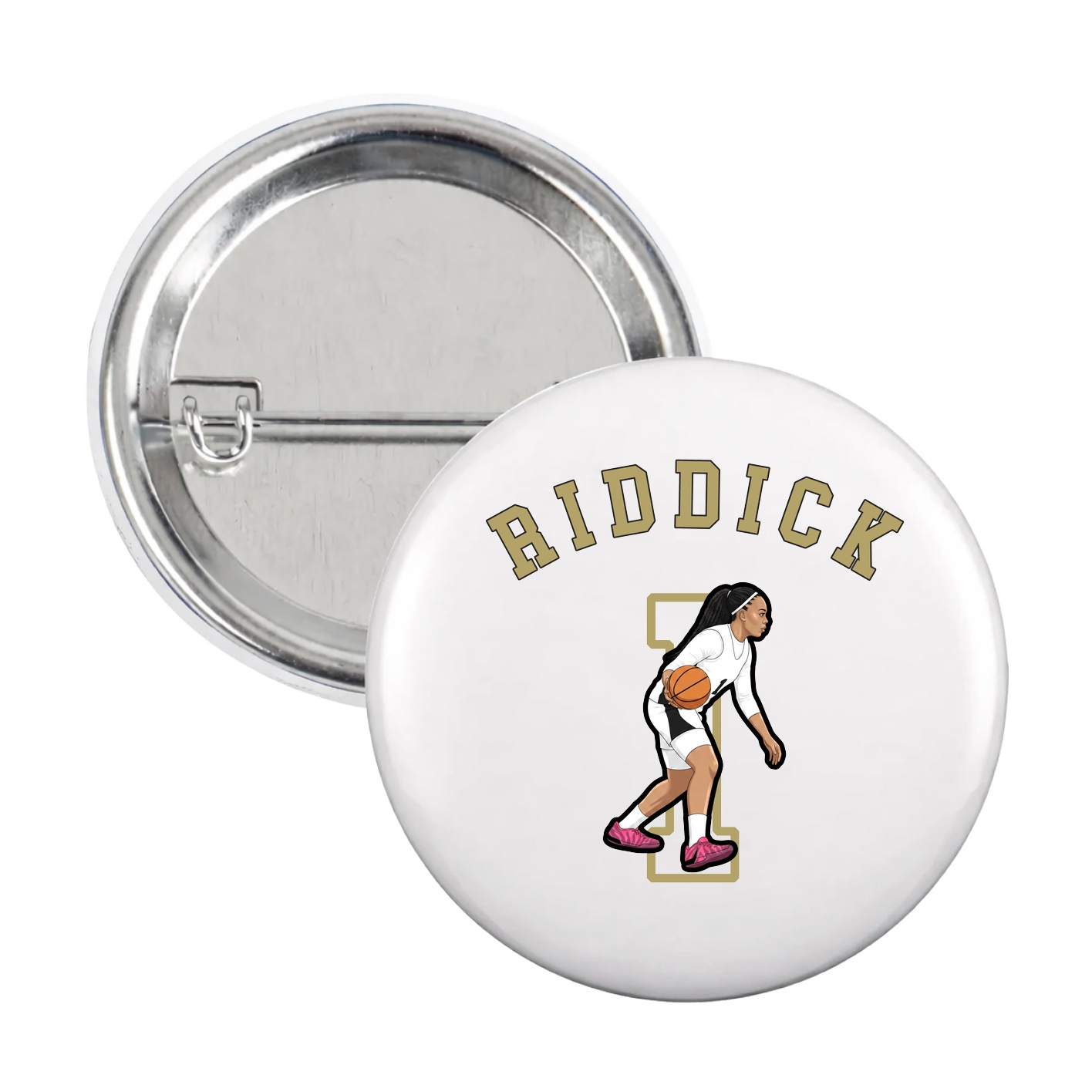 Game Day Button — Shirsey Arch in White