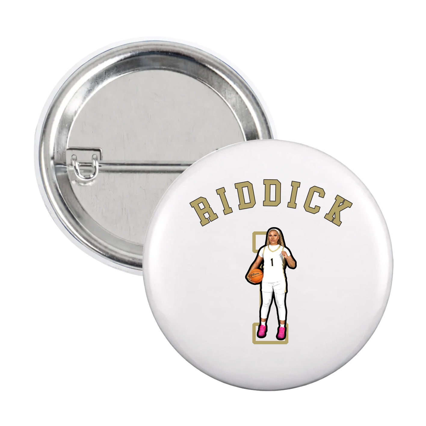Game Day Button — Shirsey Arch in White