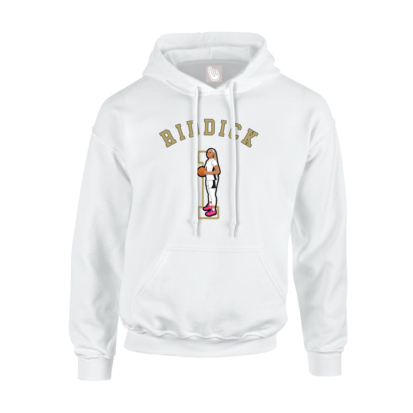 Youth Hoodie — Shirsey Arch in White