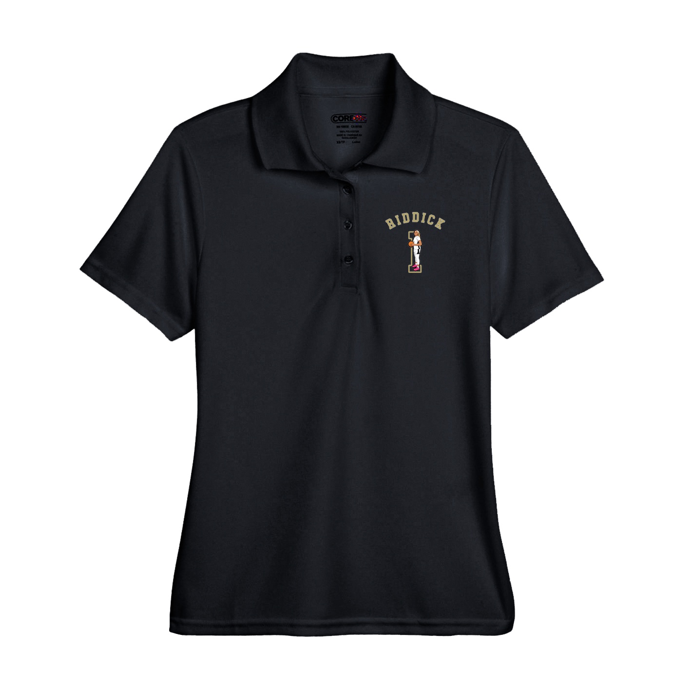 Performance Polo — Shirsey Arch in Black
