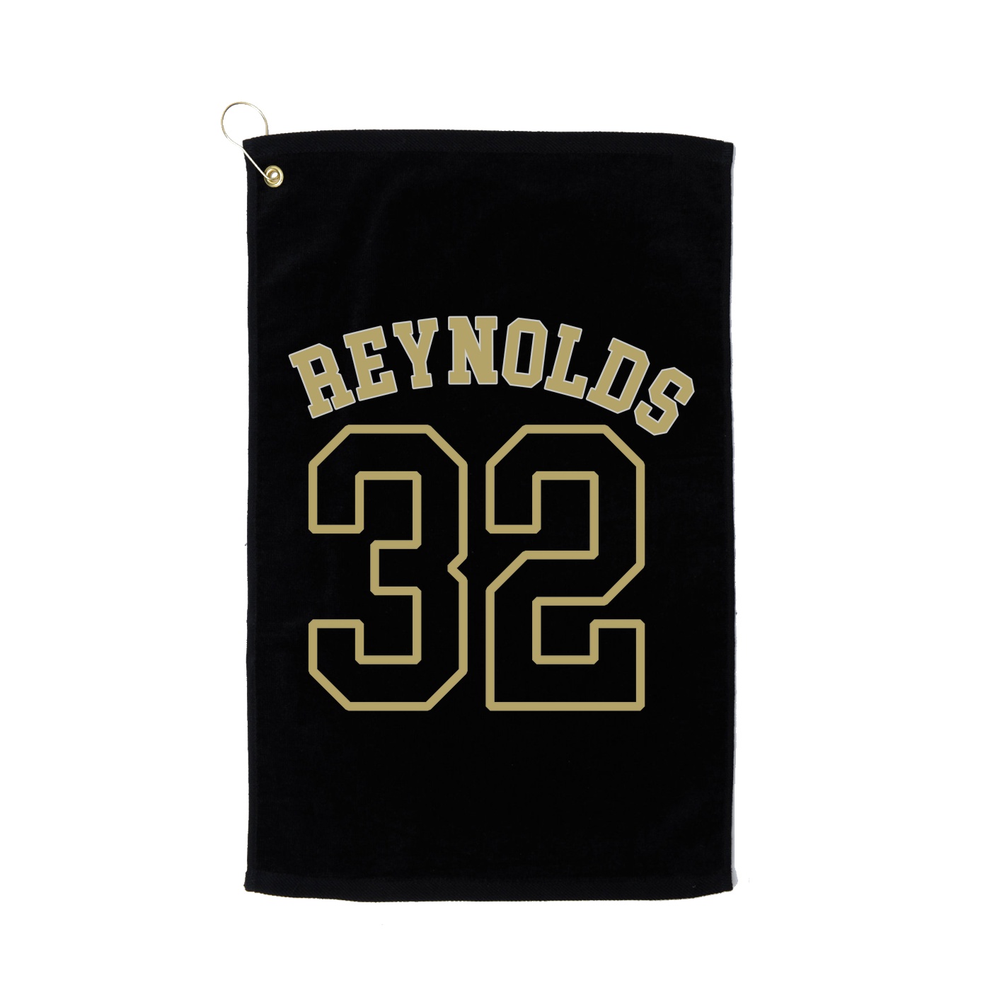 Golf Towel — Shirsey Arch in Black