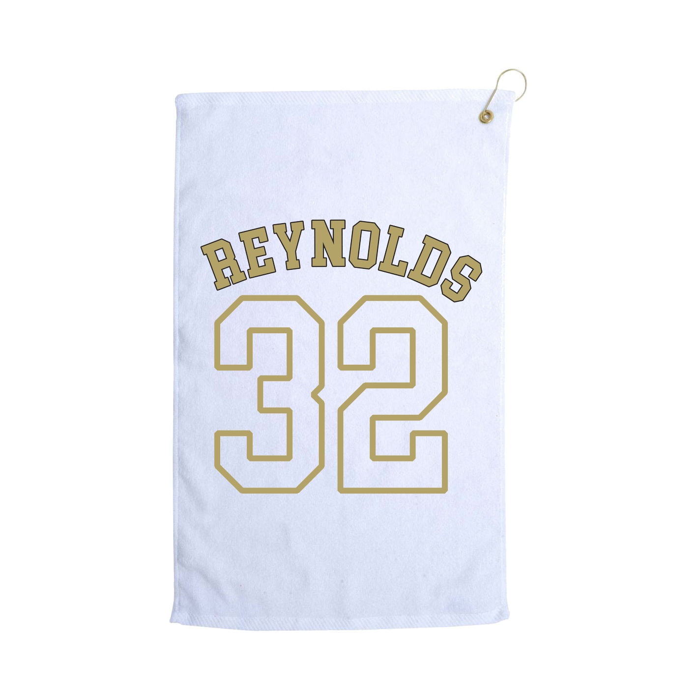 Golf Towel — Shirsey Arch in White