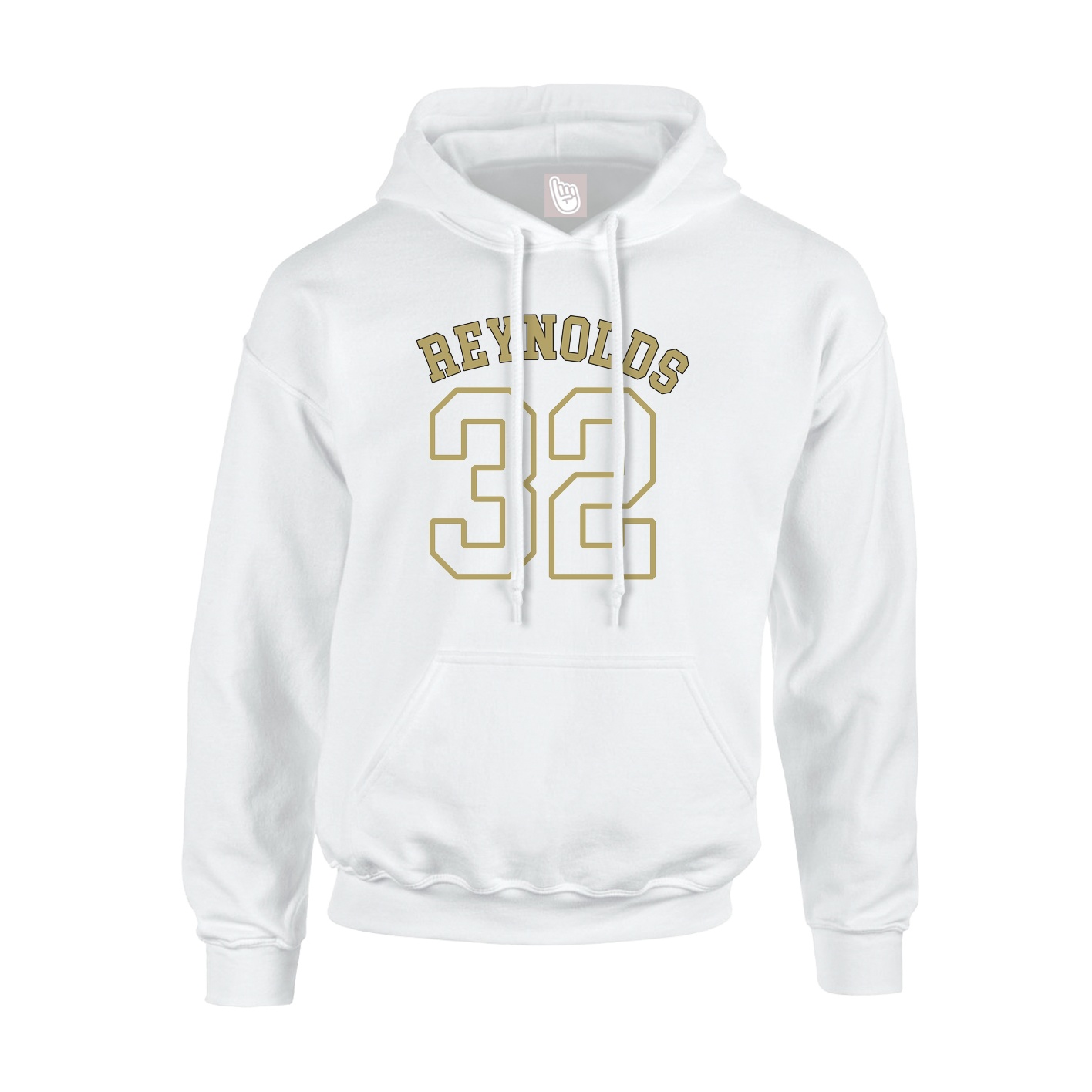 Youth Hoodie — Shirsey Arch in White