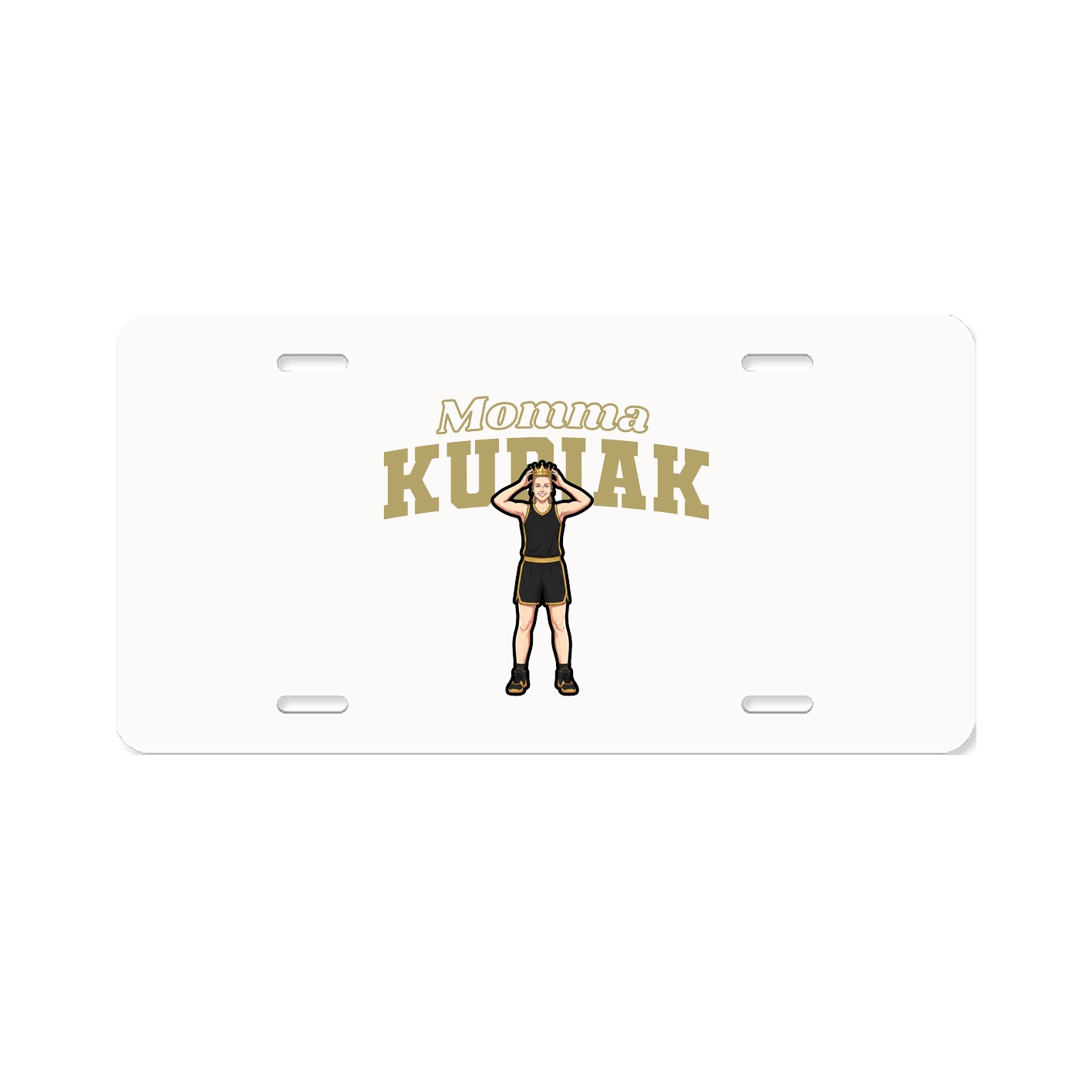 License Plate — Mothers Day Block in Classic