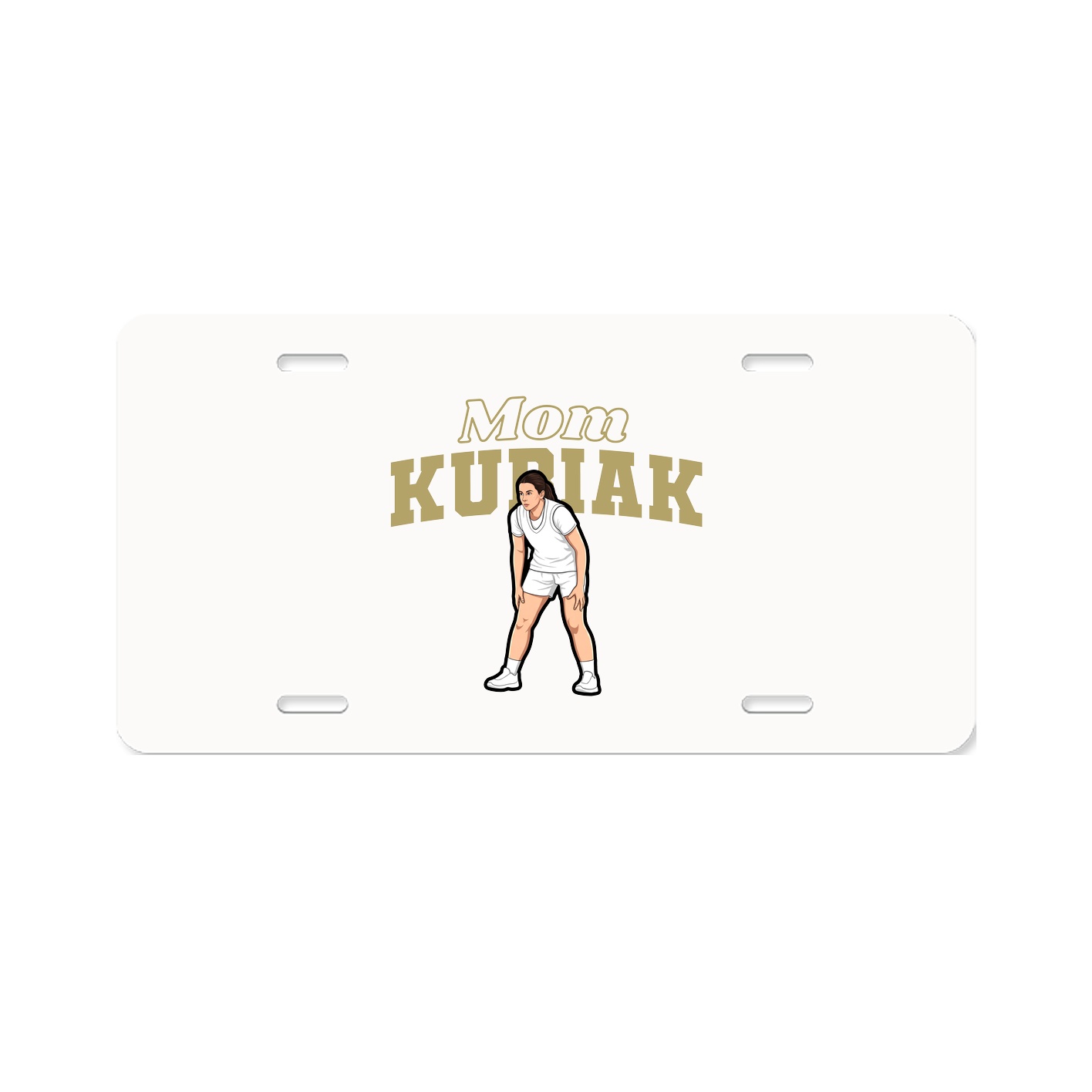 License Plate — Mothers Day Block in Classic