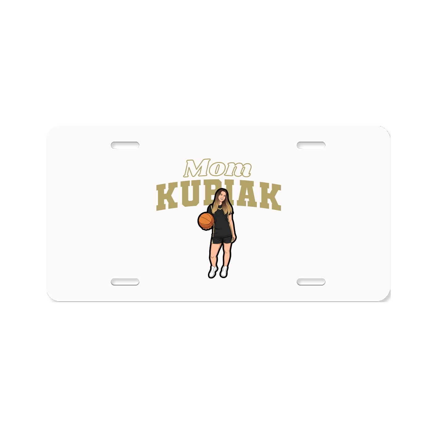 License Plate — Mothers Day Block in Classic