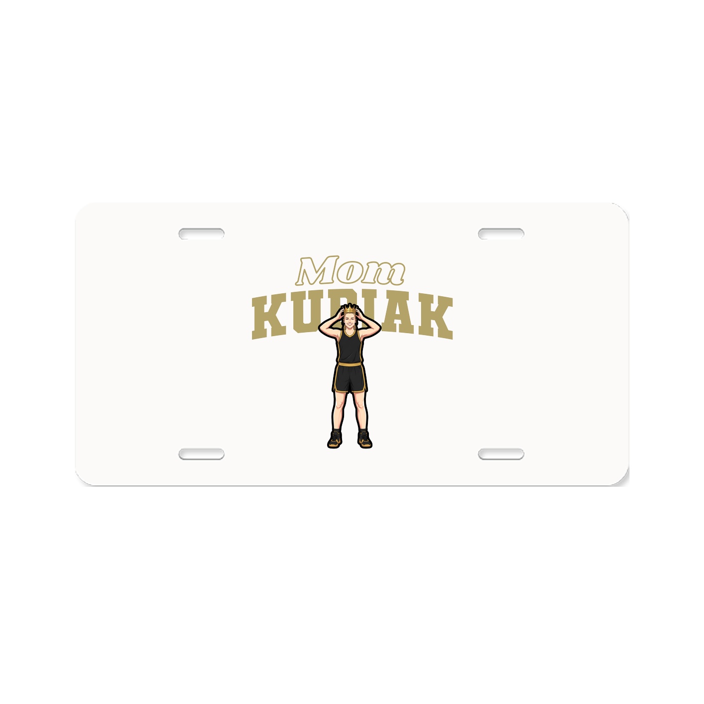 License Plate — Mothers Day Block in Classic