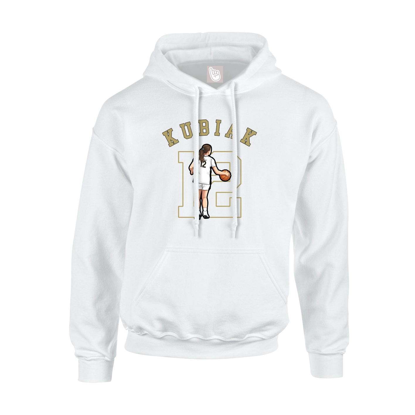 Youth Hoodie — Shirsey Arch in White