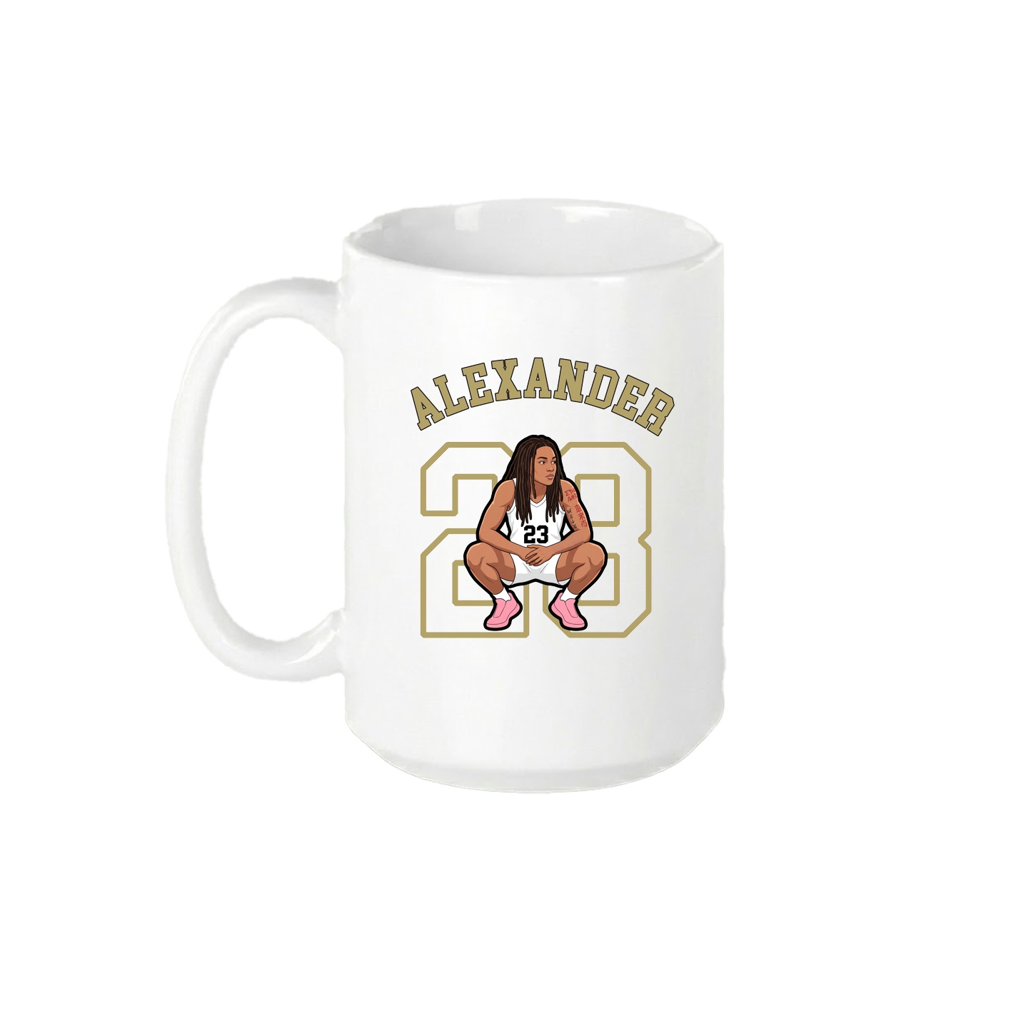 15oz Coffee Mug — Shirsey Arch in White