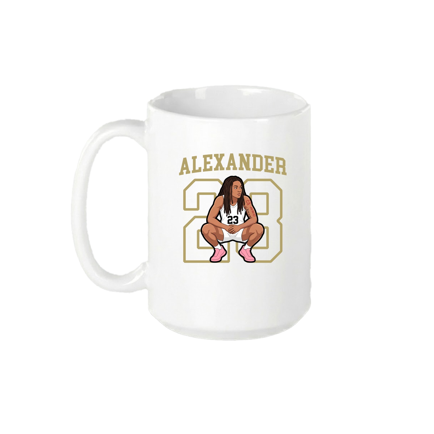 15oz Coffee Mug — Shirsey in White