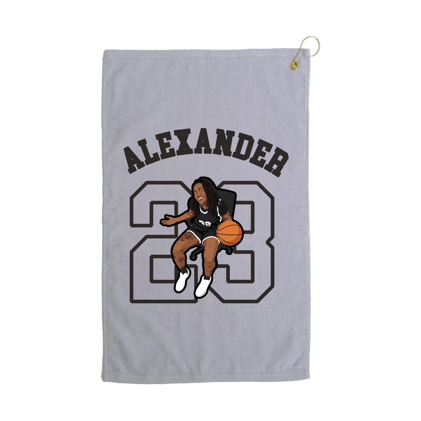 Golf Towel — Shirsey Arch in Grey