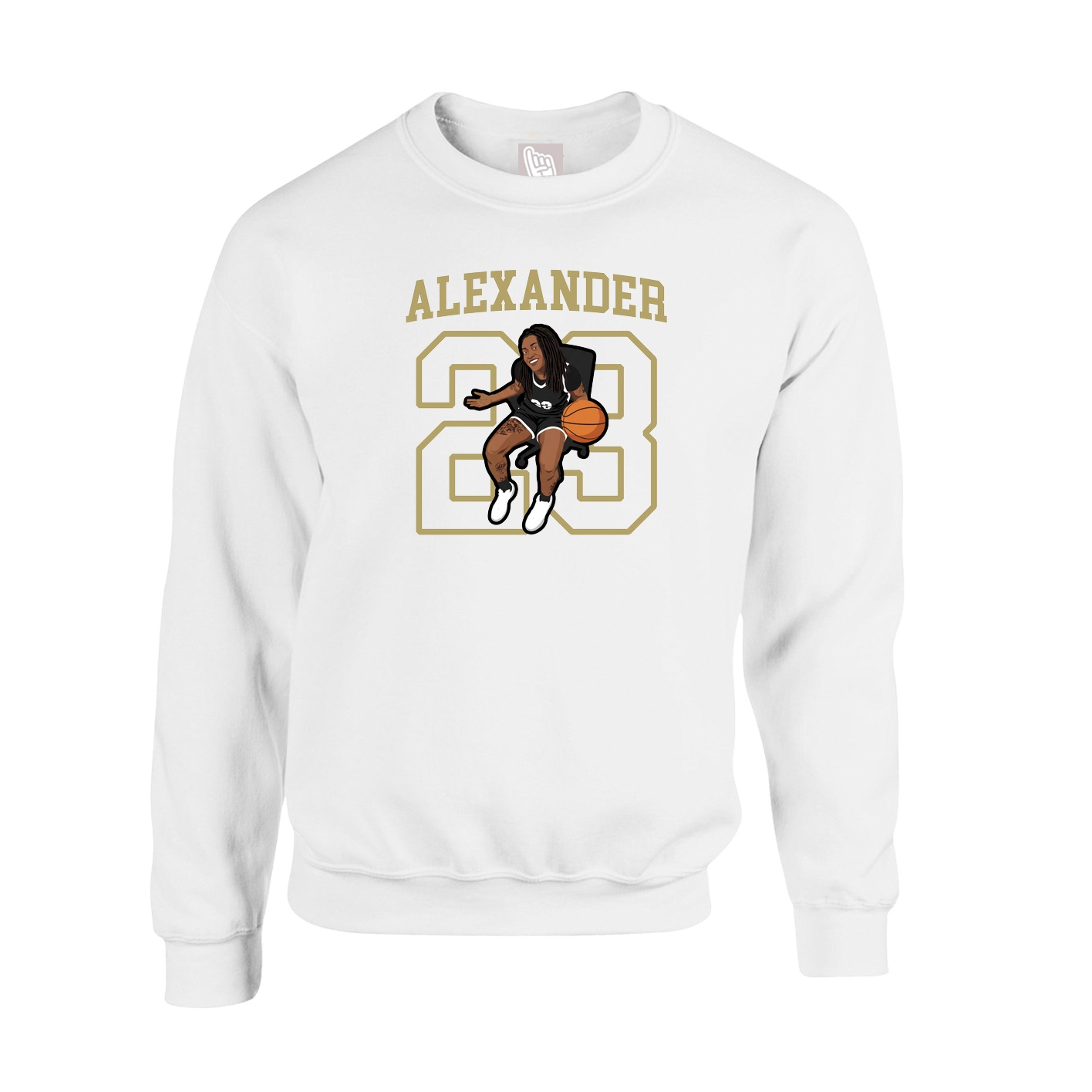 Fleece Crew — Shirsey in White