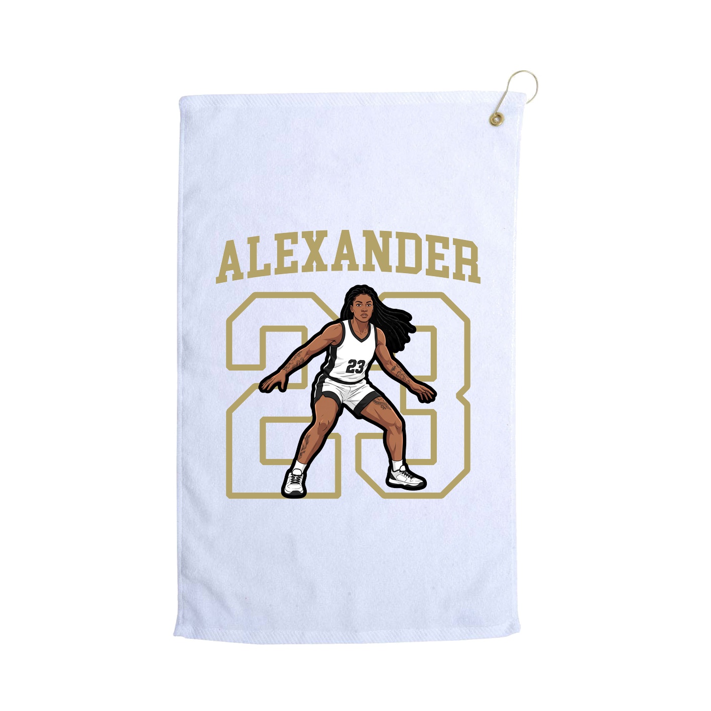 Golf Towel — Shirsey in White