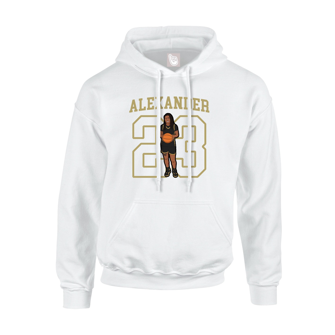 Hoodie — Shirsey in White