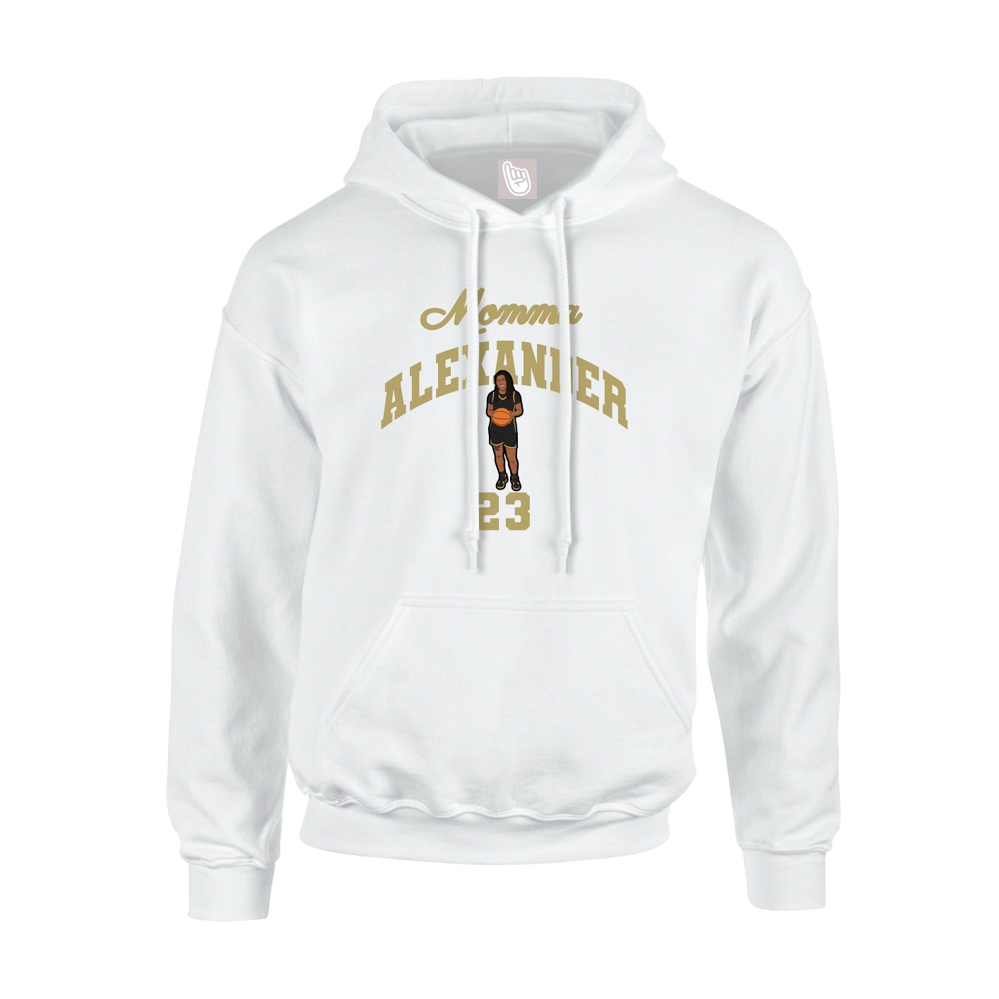 Youth Hoodie — Mothers Day Arch in White