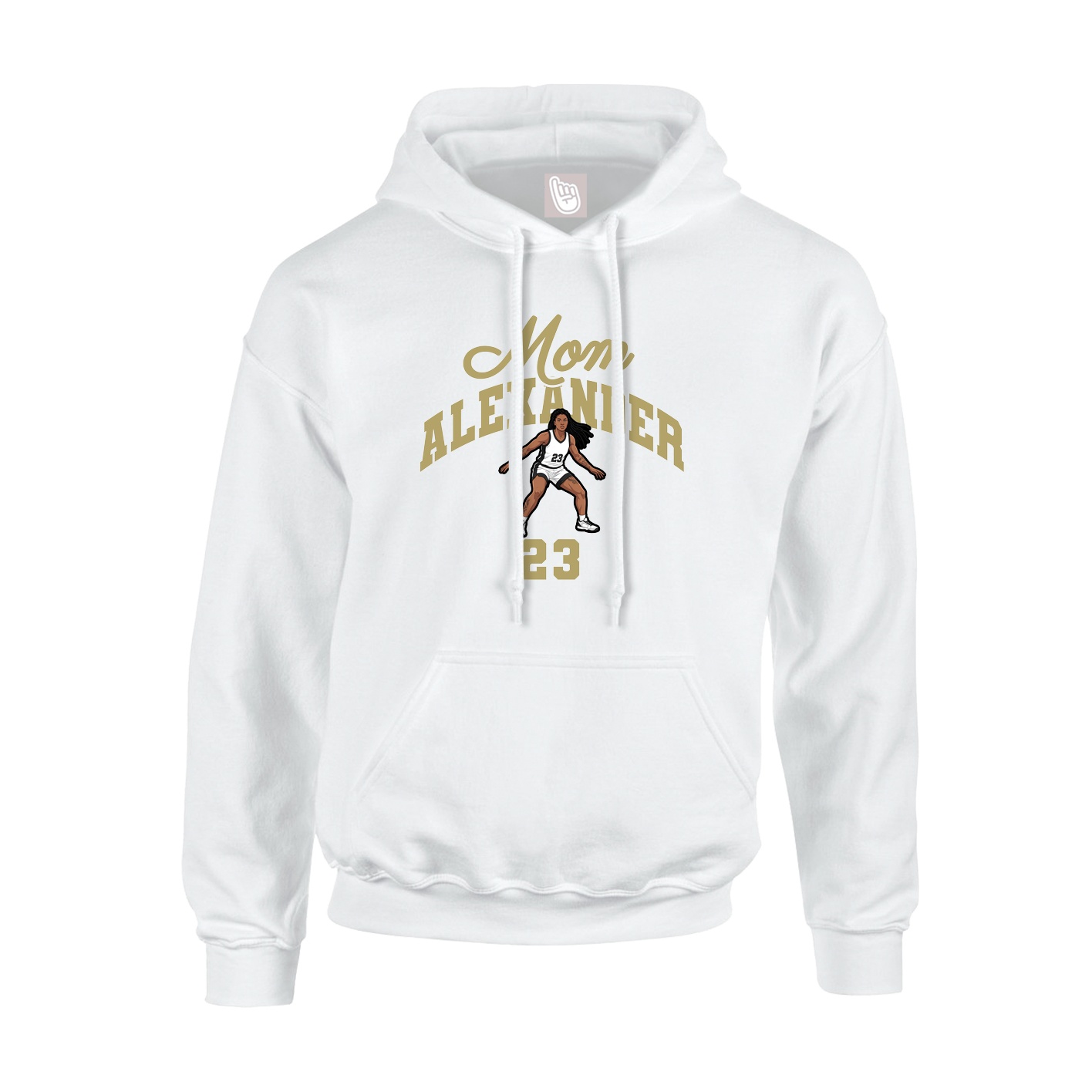 Youth Hoodie — Mothers Day Arch in White